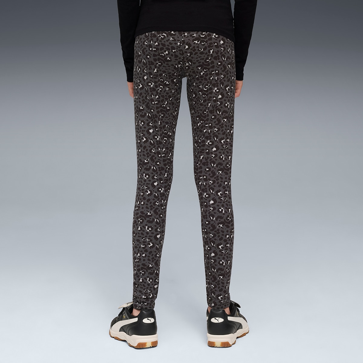 Leggings de Menina ESS Graphic Animal AOP G Preto-2