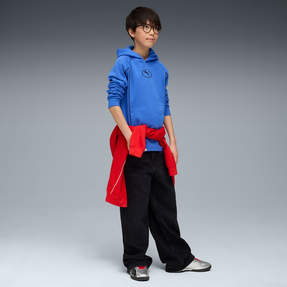 Sweatshirt de Criança Sport FL B Azul-3