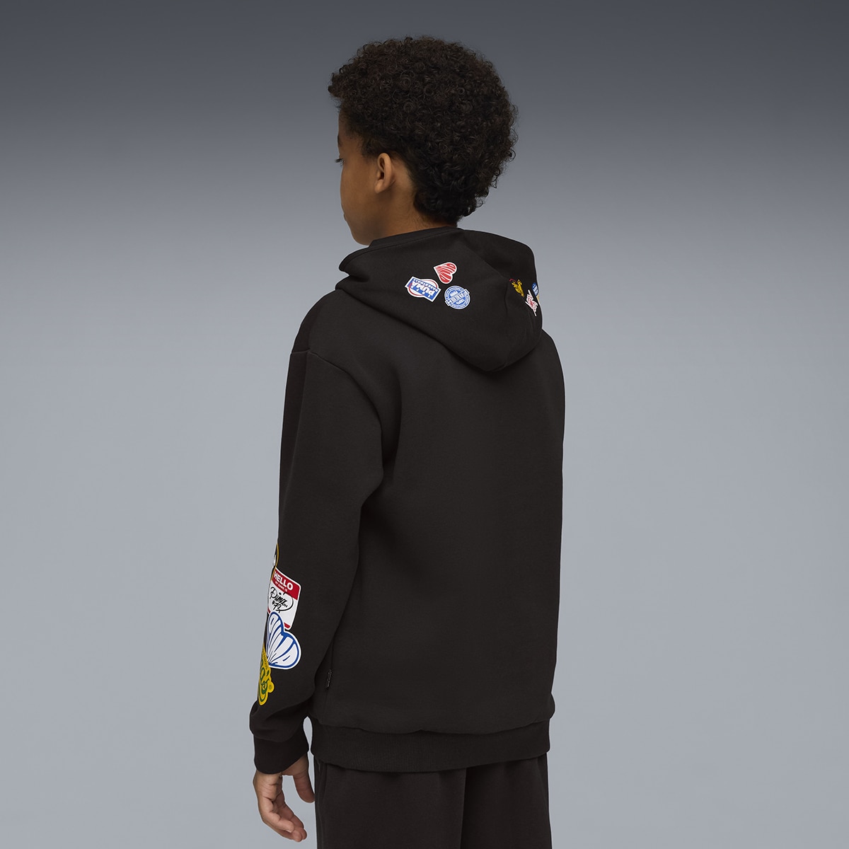 Sweatshirt de Criança Basketball Hooperhotline FL B Preto-4