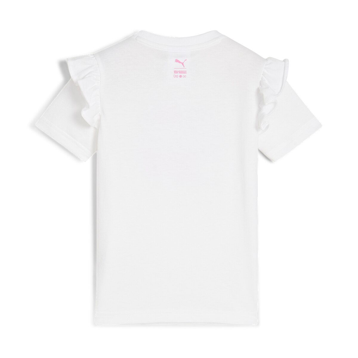 T-shirt de Menina X Hello Kitty & Friends Ruffle Branco-2