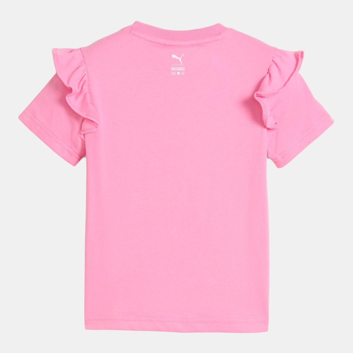 T-shirt de Menina X Hello Kitty & Friends Ruffle Rosa-7