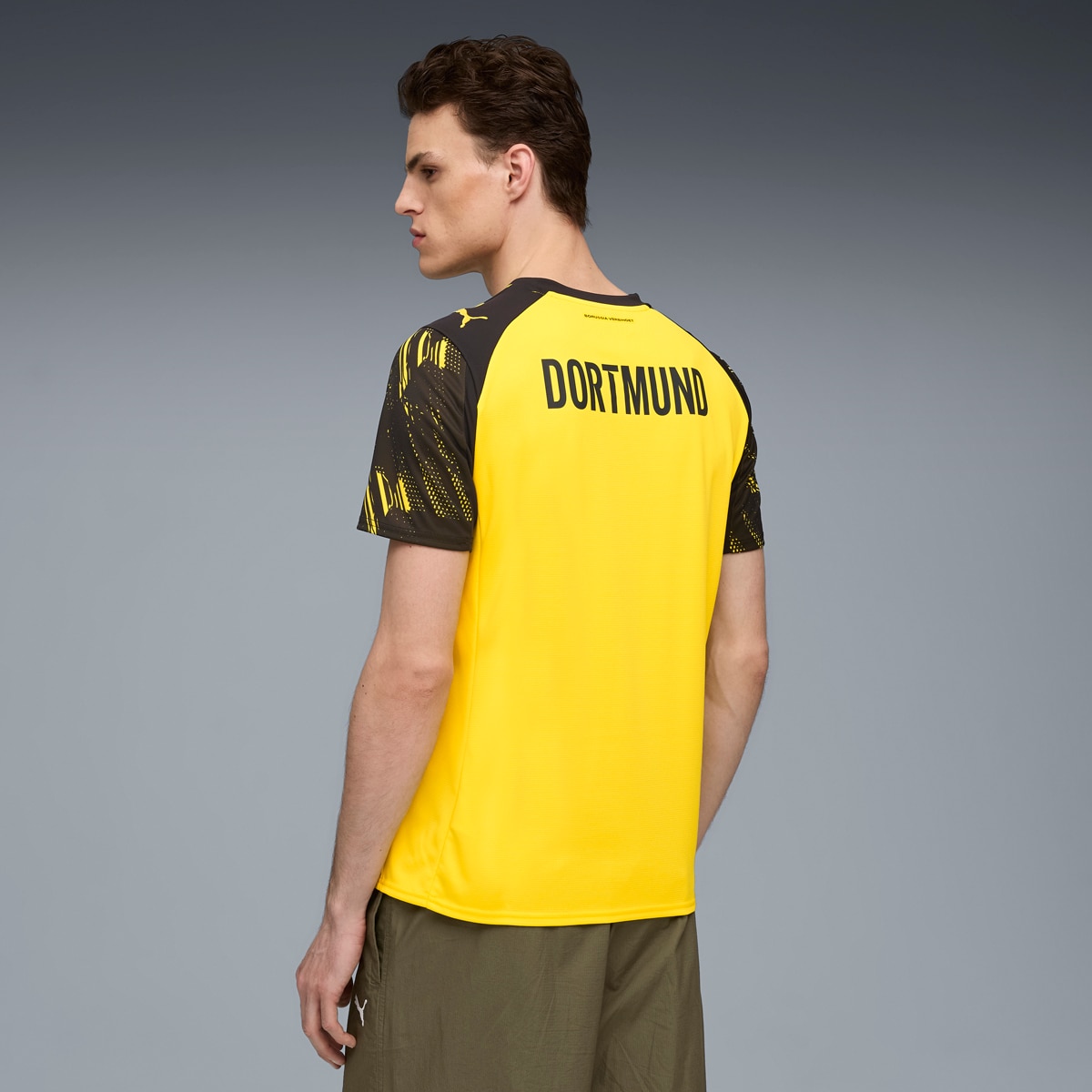 T-shirt de Homem Borussia Dortmund 1.º Equipamento Amarelo-6