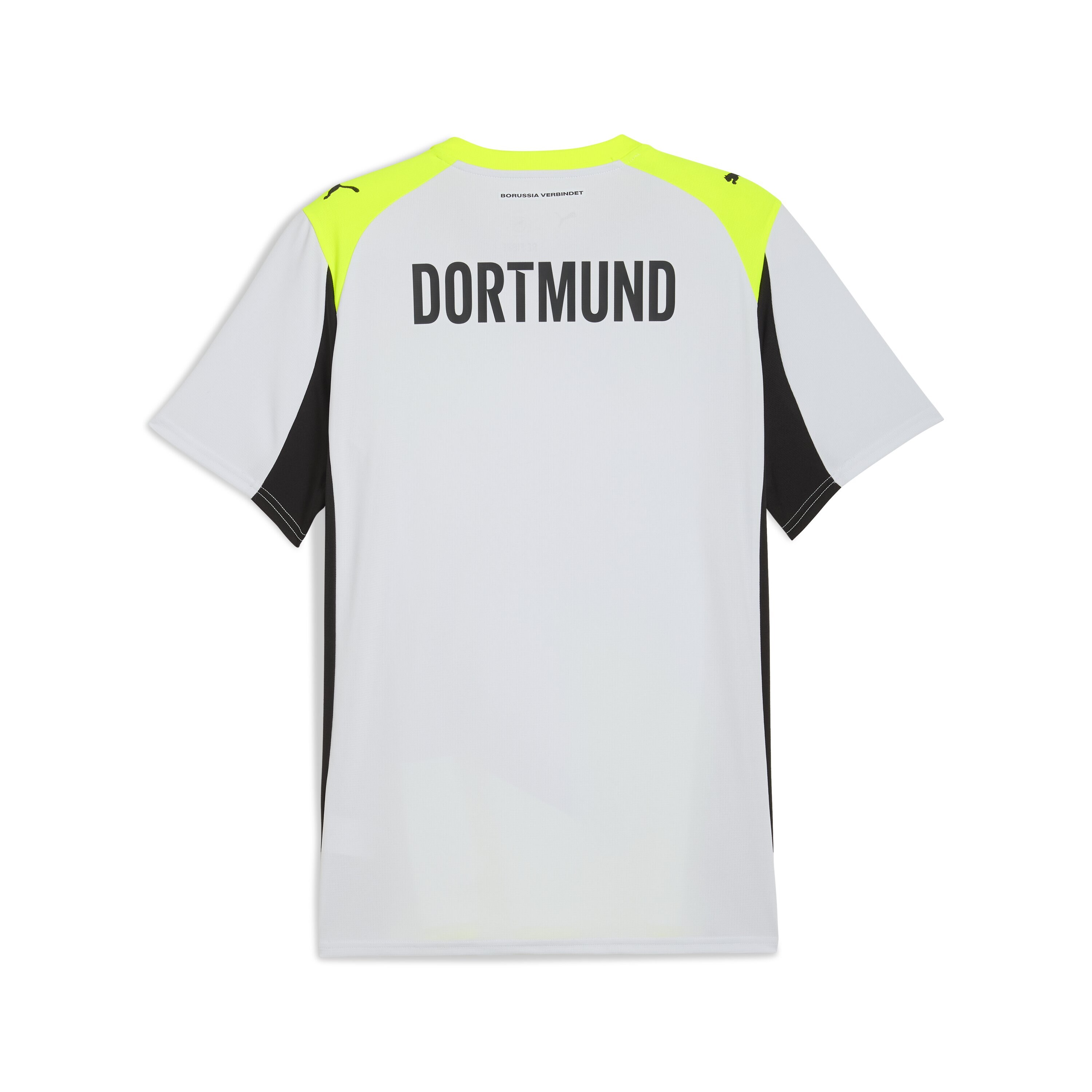 T-shirt de Homem Borussia Dortmund 2.º Equipamento Cinzento-8