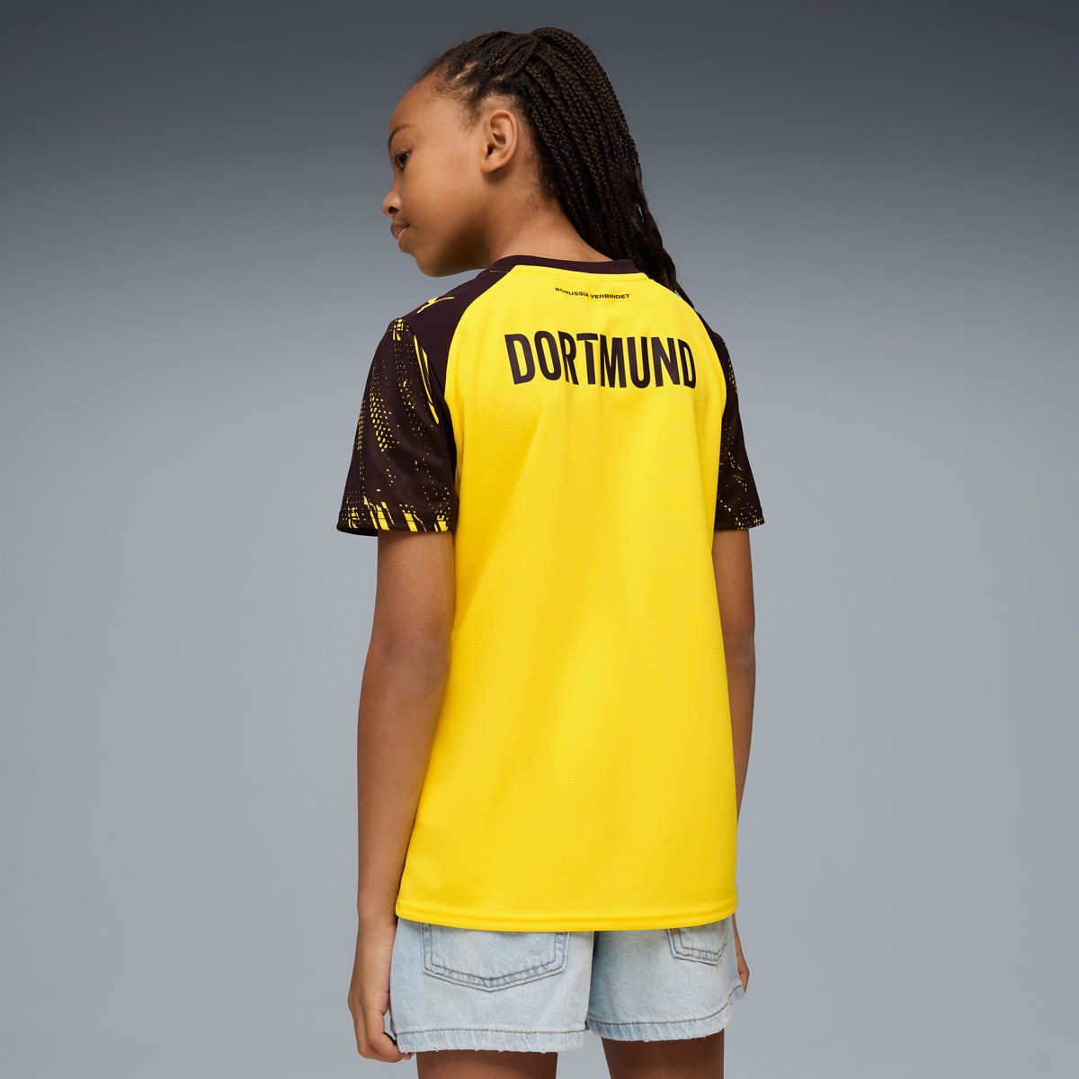 T-shirt de Criança Borussia Dortmund 1.º Equipamento Amarelo-6