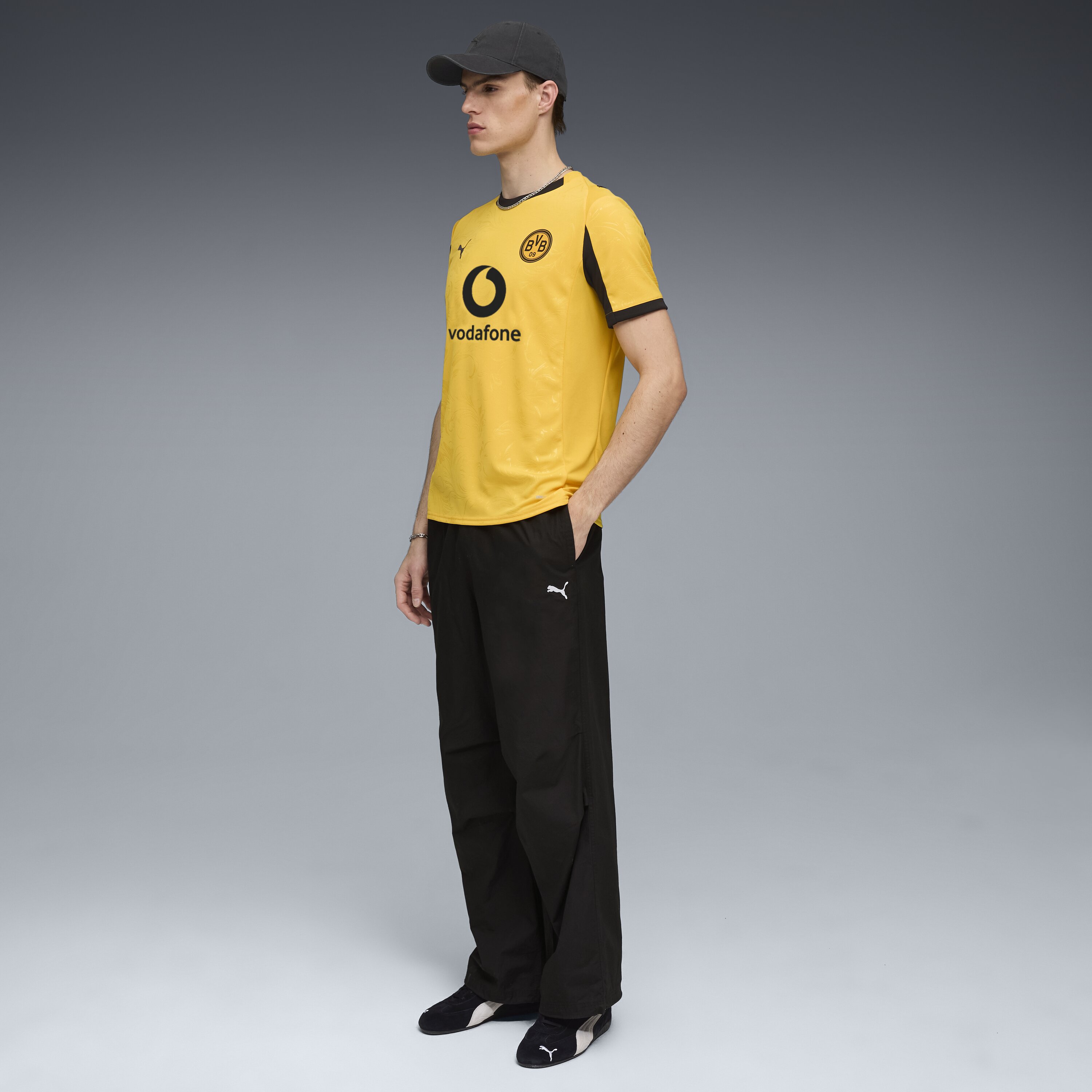 T-shirt de Homem Equipamento Borussia Dortmund Amarelo-5
