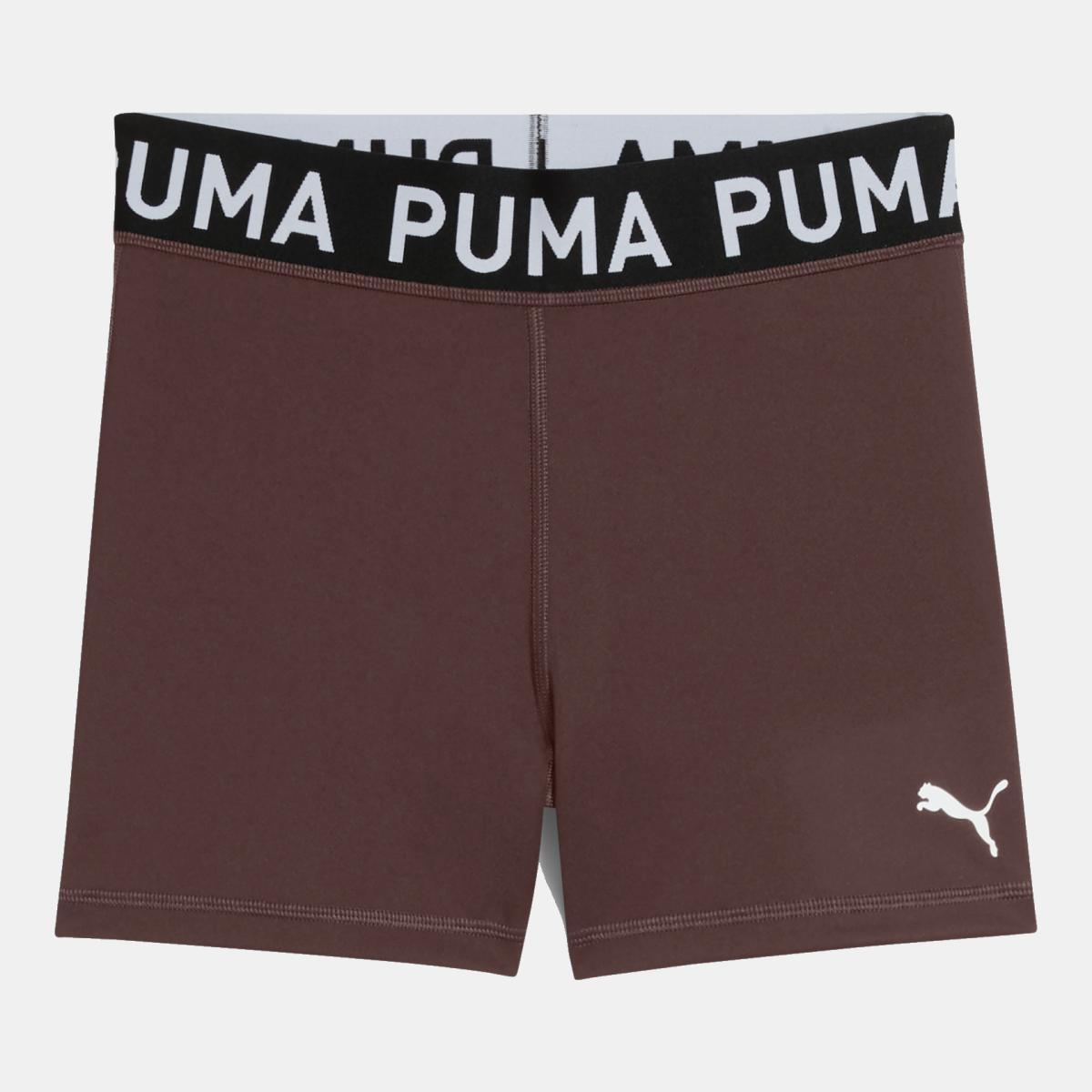 Calções de Training de Mulher Strong Tight H3" Castanho-1