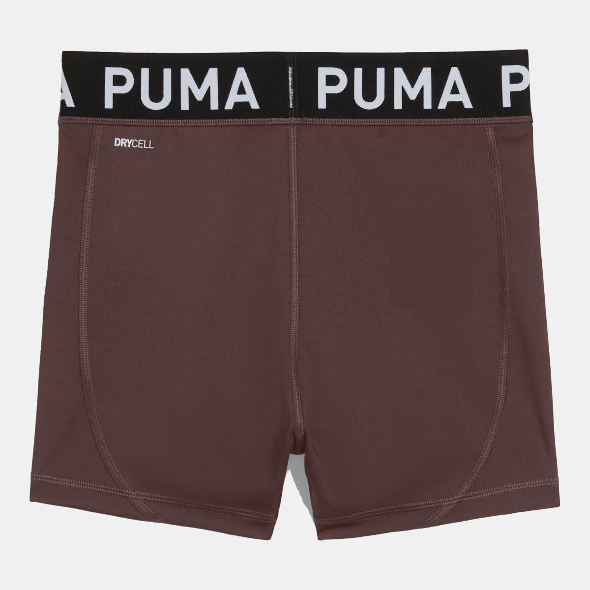 Calções de Training de Mulher Strong Tight H3" Castanho-2