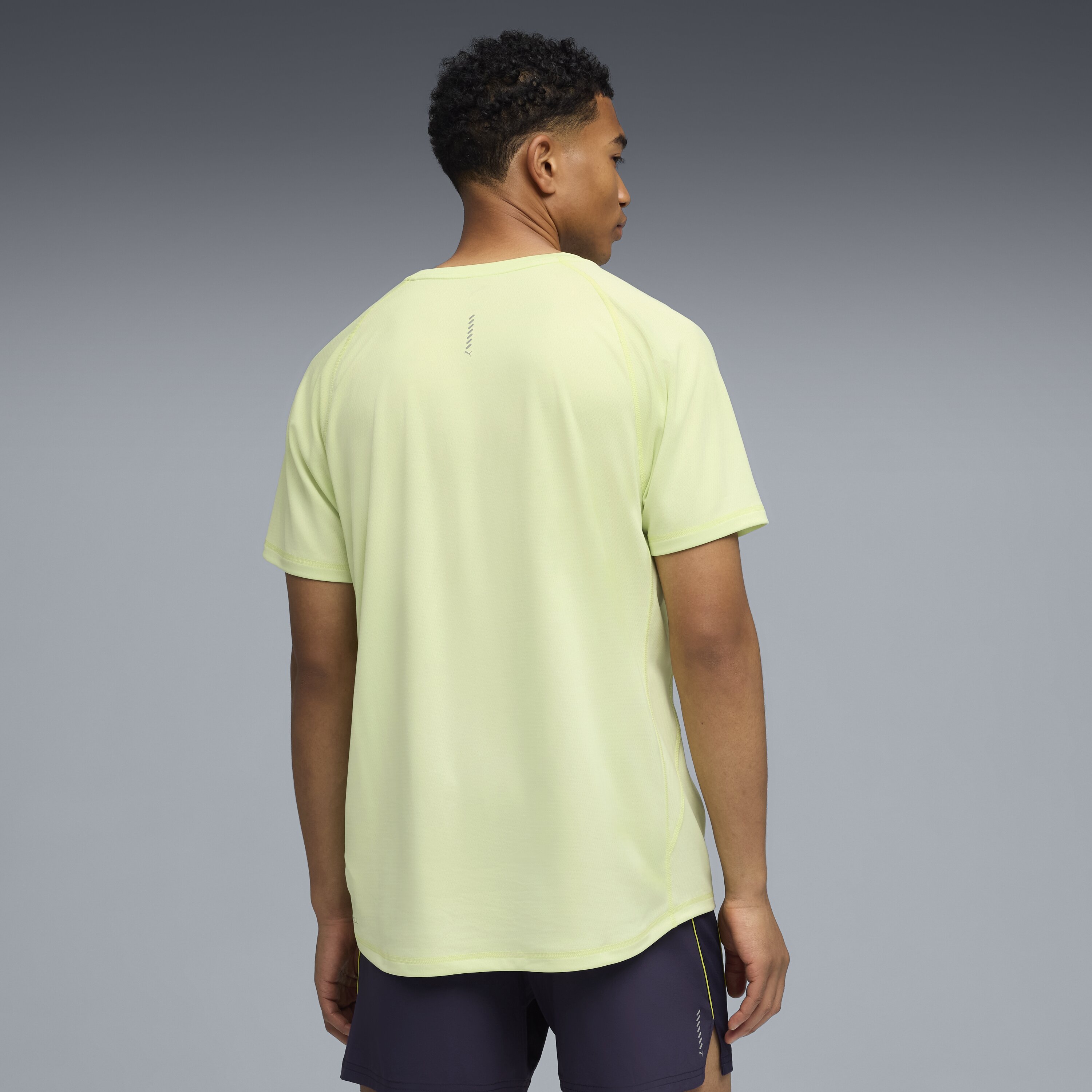 T-shirt de Running de Homem Run Velocity Verde-2