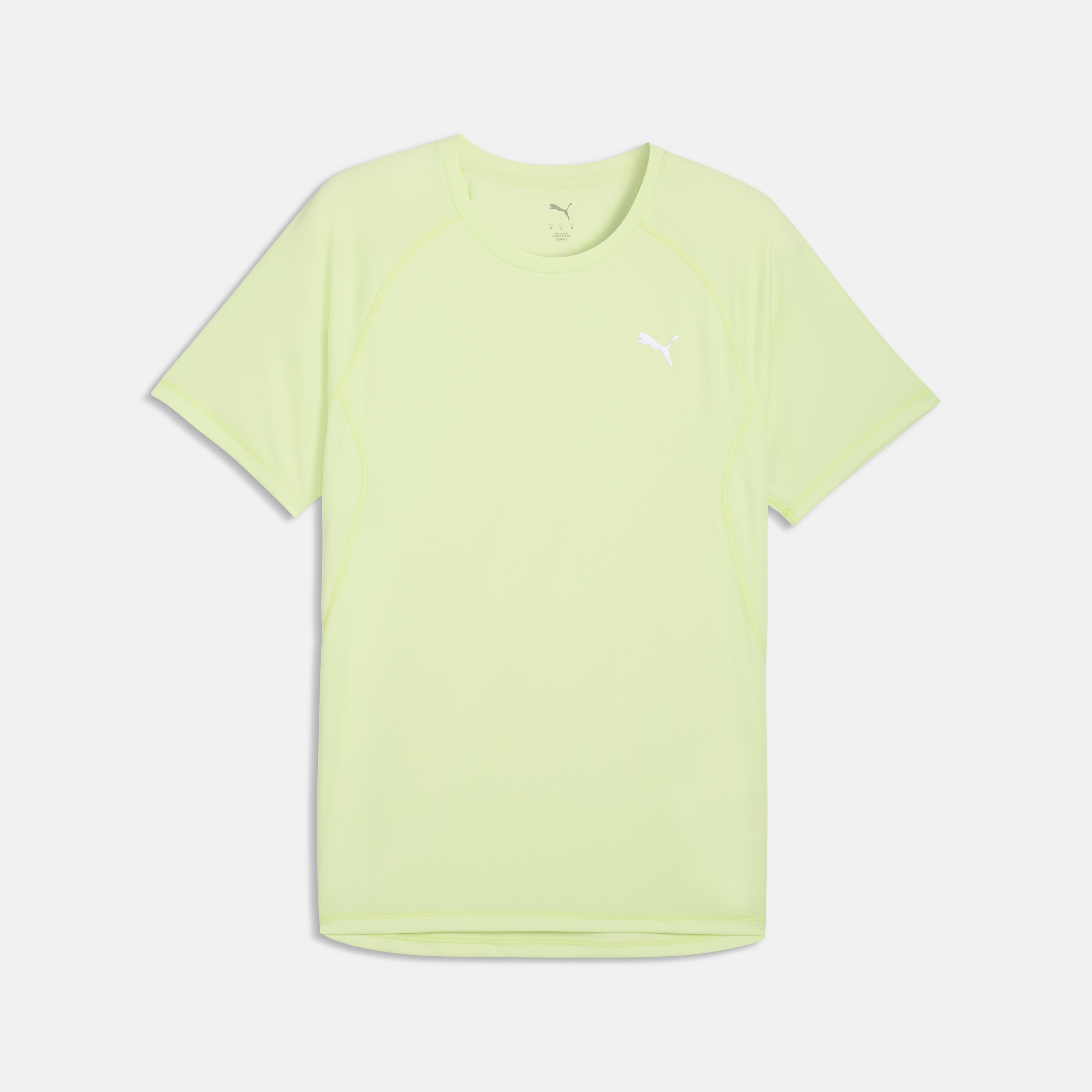 T-shirt de Running de Homem Run Velocity Verde-5