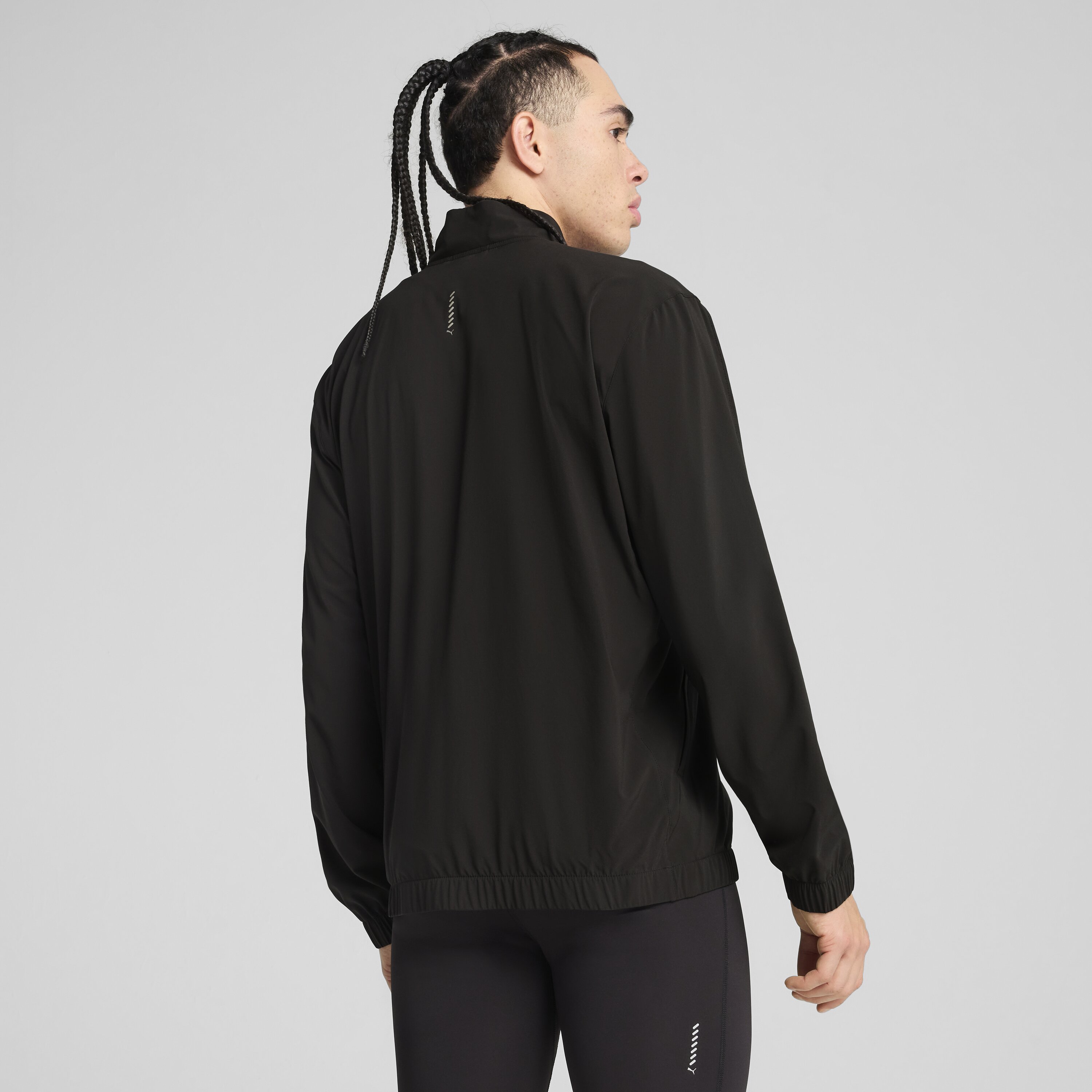 Corta-Vento de Running de Homem Run Velocity Woven Preto-2