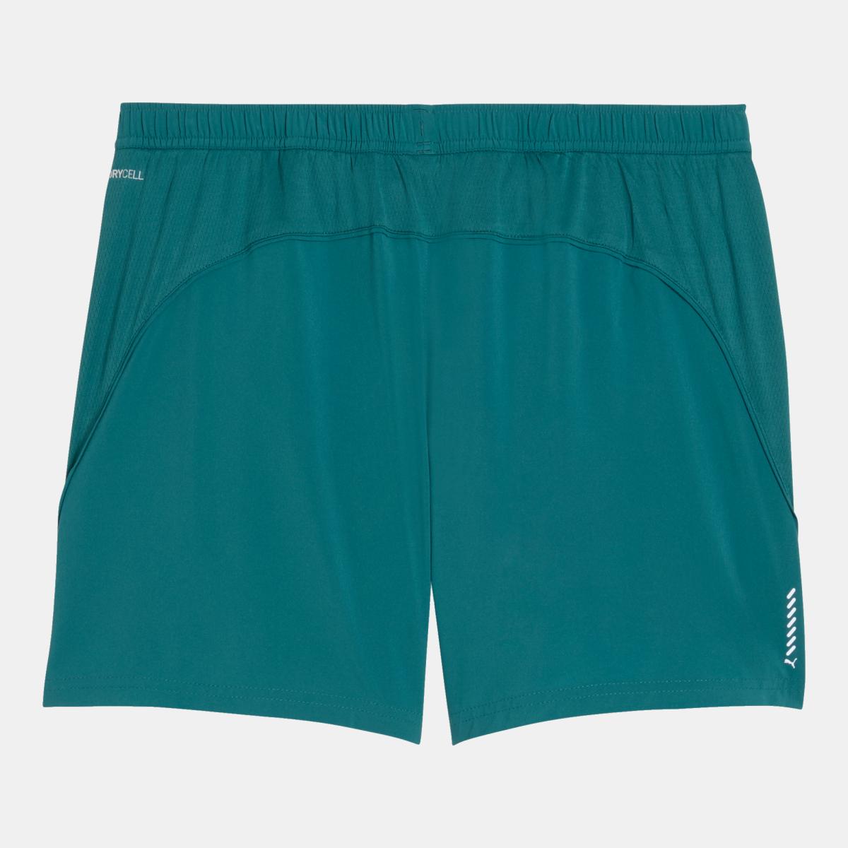 Calções de Running de Homem RUN VELOCITY - 5" Verde-5