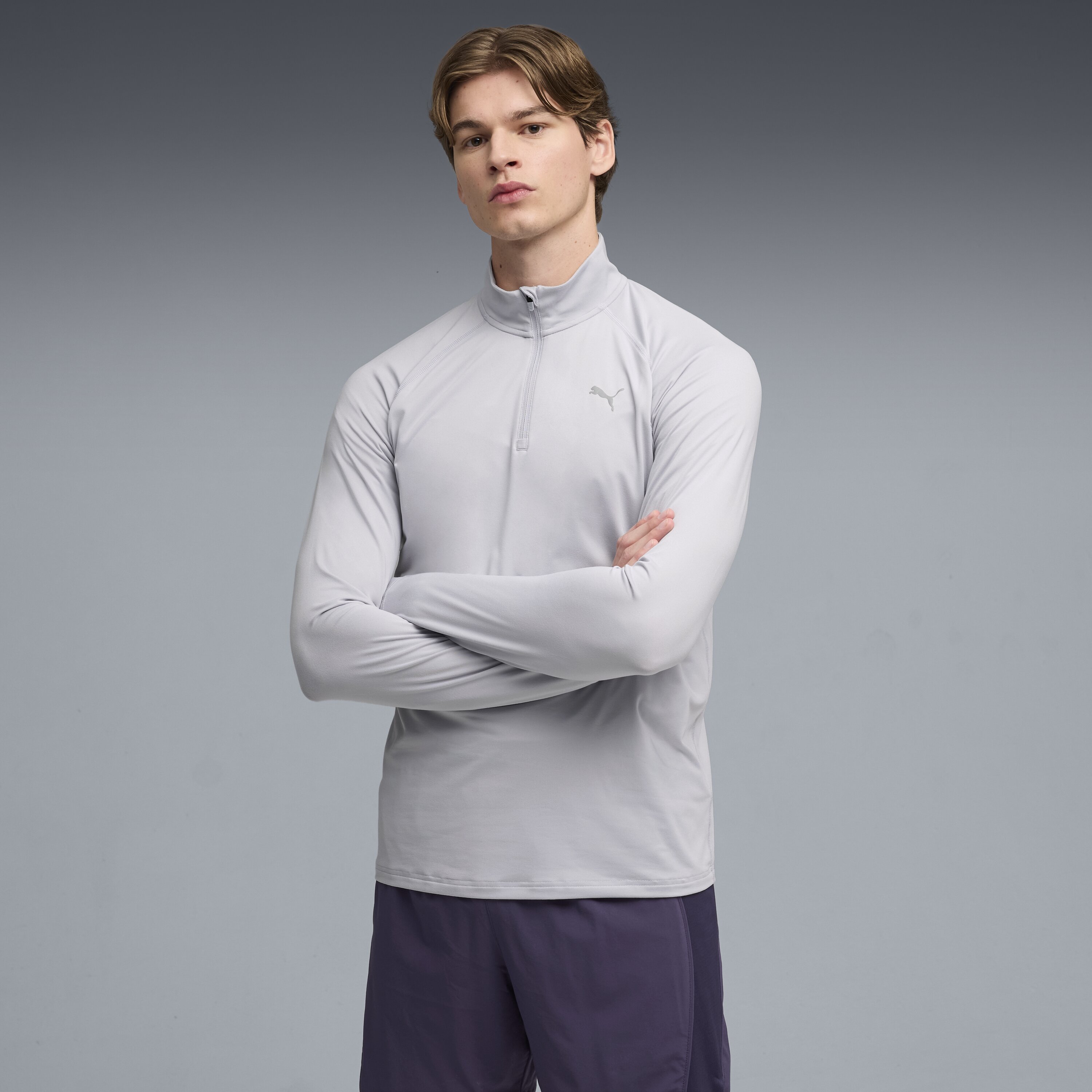 Imagem 0 de Corta-Vento de Running de Homem Run Velocity Cloudspun 1/4 ZIP
