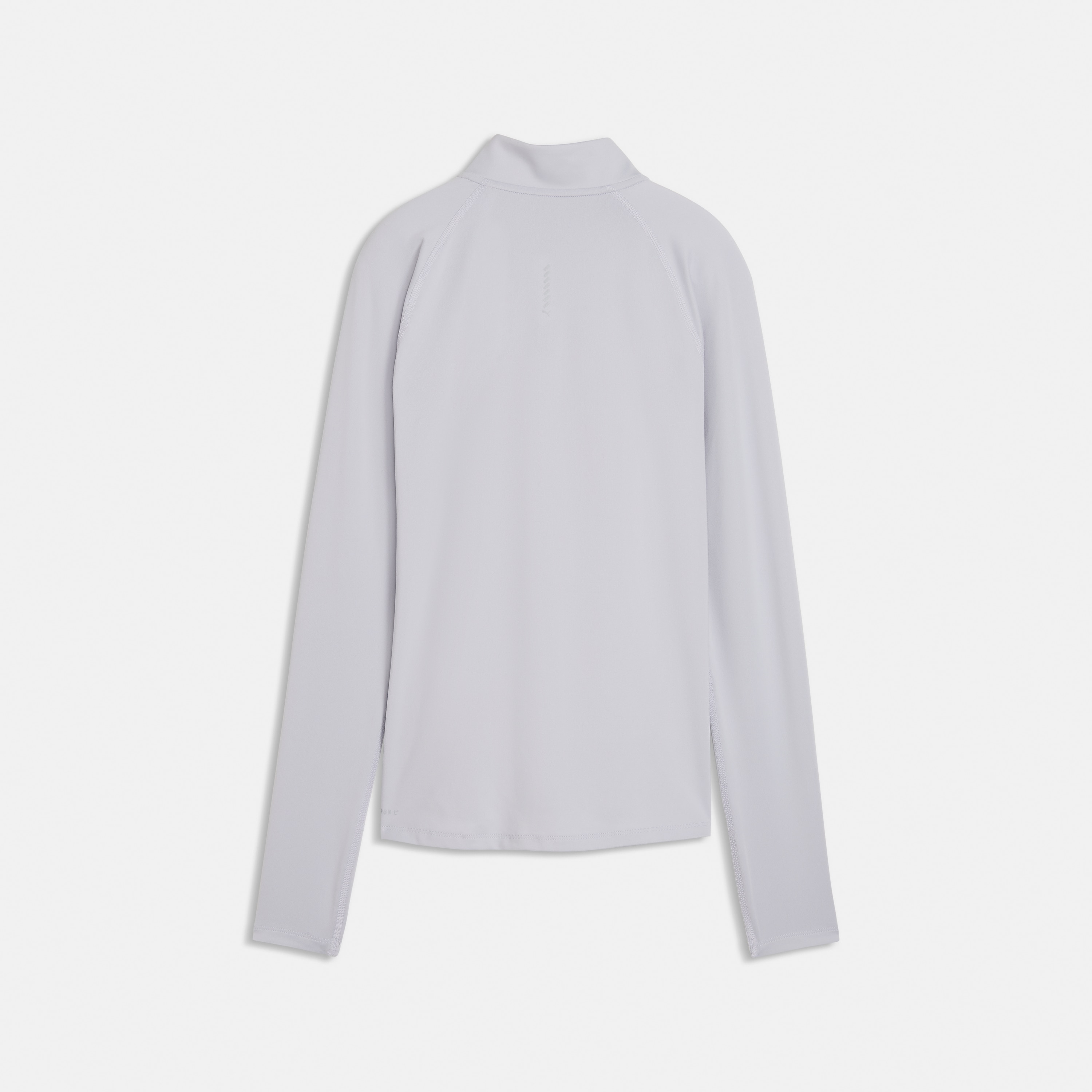 Corta-Vento de Running de Mulher Run Velocity Cloudspun 1/4 Zip Cinzento-2