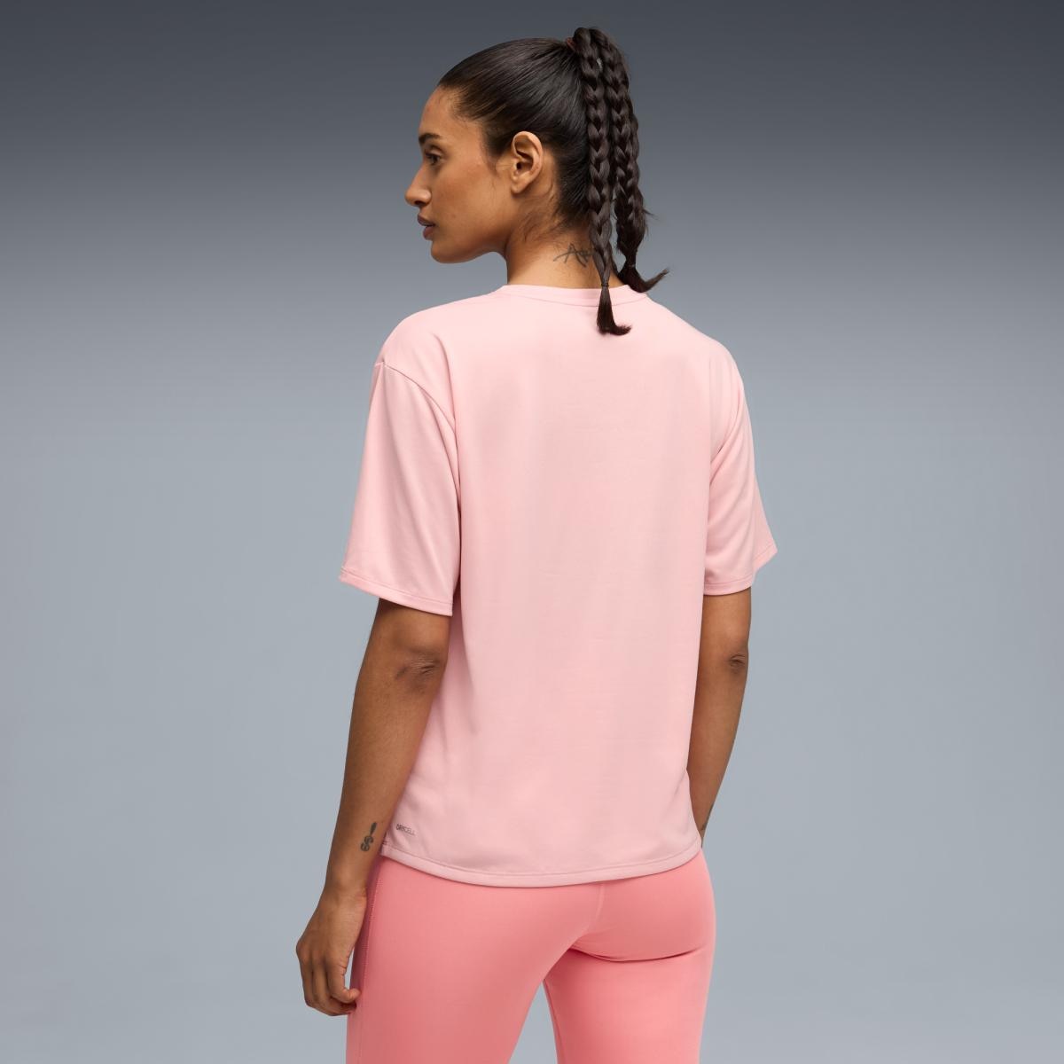 T-shirt de Training de Mulher Tad Essential Relaxed Rosa-2