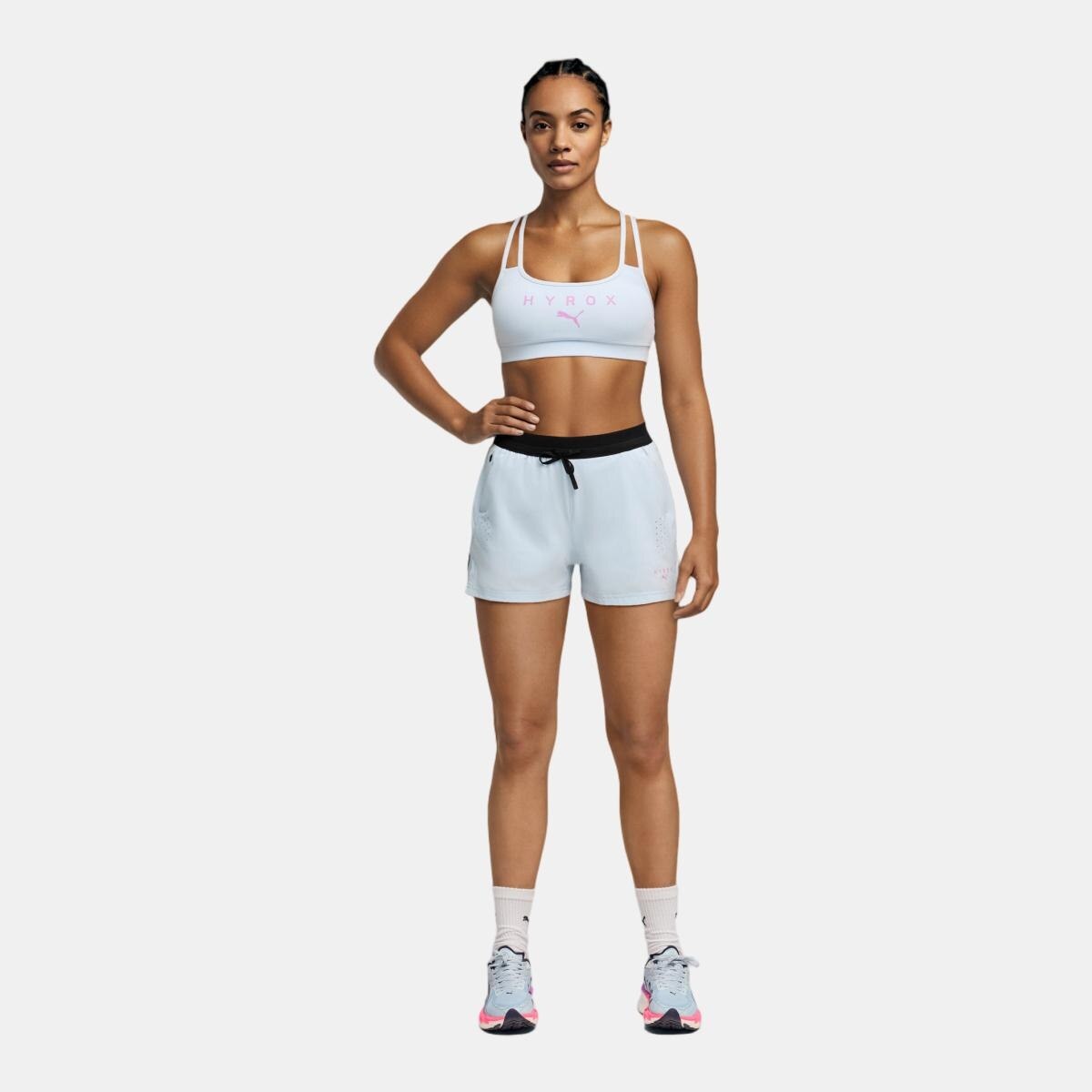 Tops de Training de Mulher x HYROX MOVE STRAPPY Azul-3