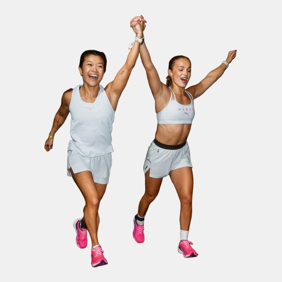Tops de Training de Mulher x HYROX MOVE STRAPPY Azul-4