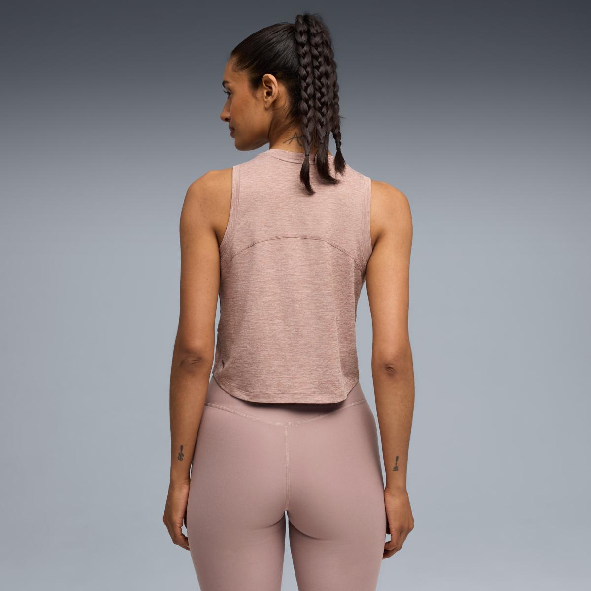 Top de Training de Mulher Cloudspun Castanho-2
