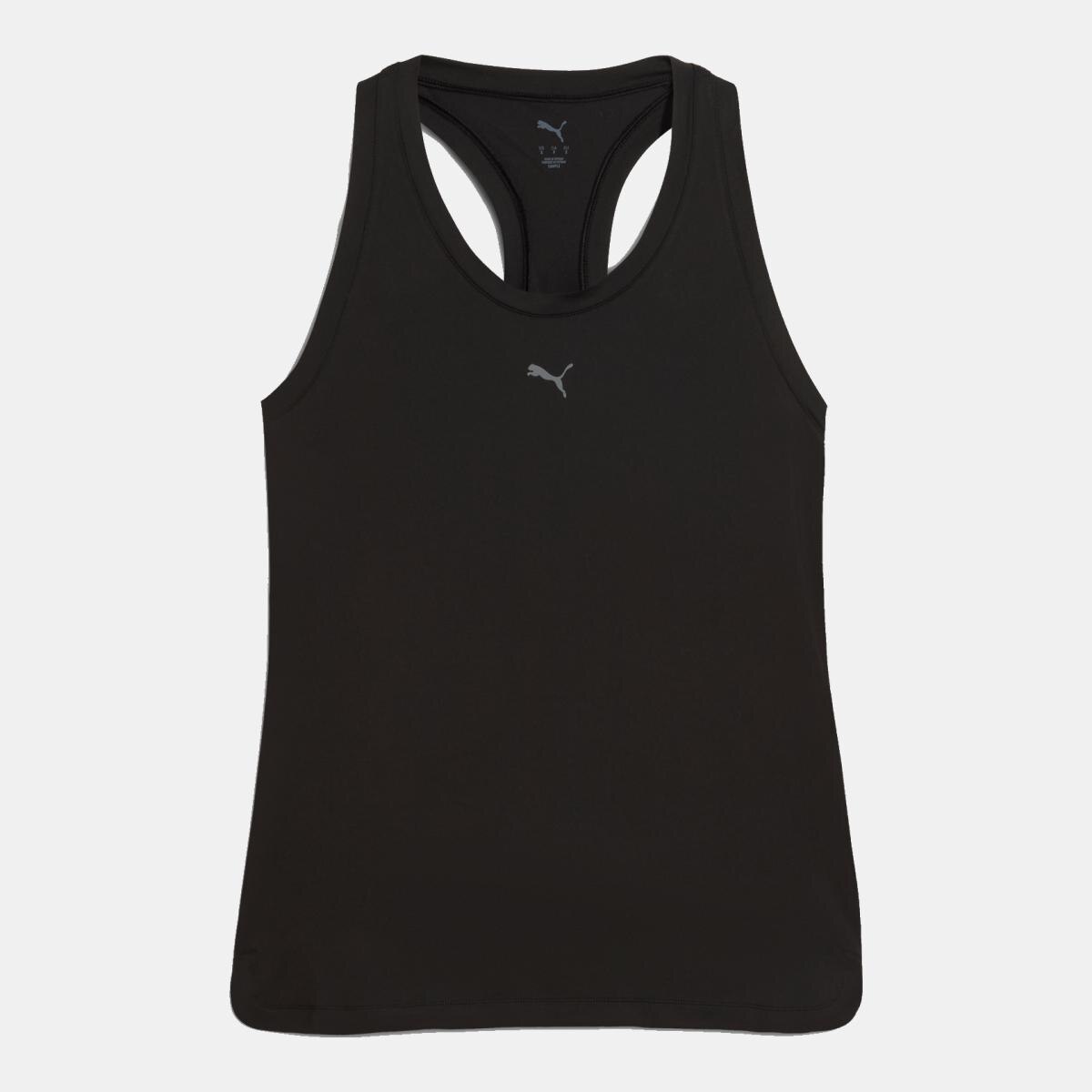 Top de Training de Mulher Cloudspun Racerback Preto-4