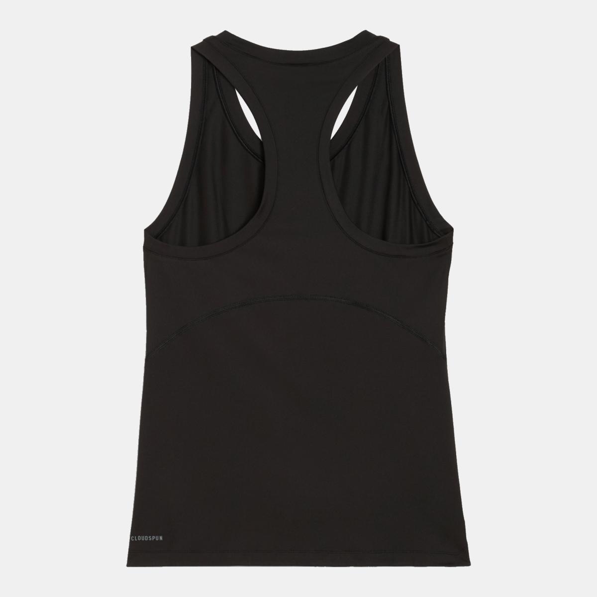 Top de Training de Mulher Cloudspun Racerback Preto-5