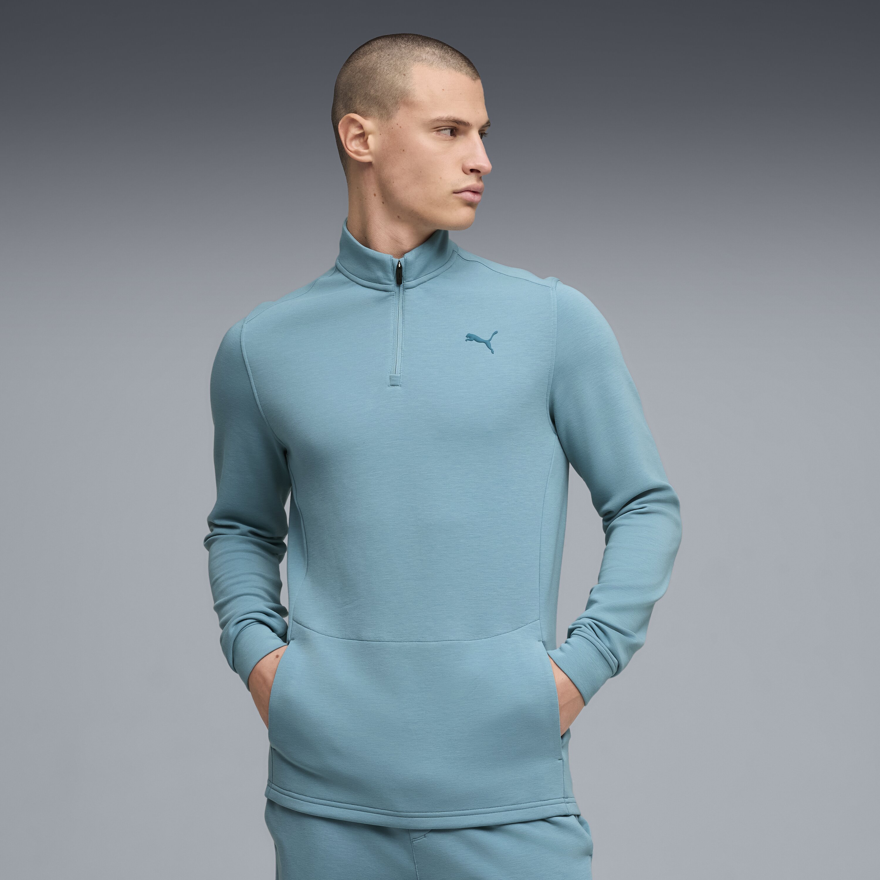 Imagem 0 de T-shirt de Training de Homem Cloudspun 1/4 Zip
