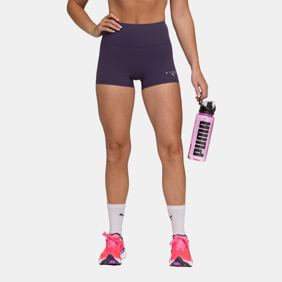 Calções de Training de Mulher HYROX SHAPELUXE TIGHT - 3" Roxo-1