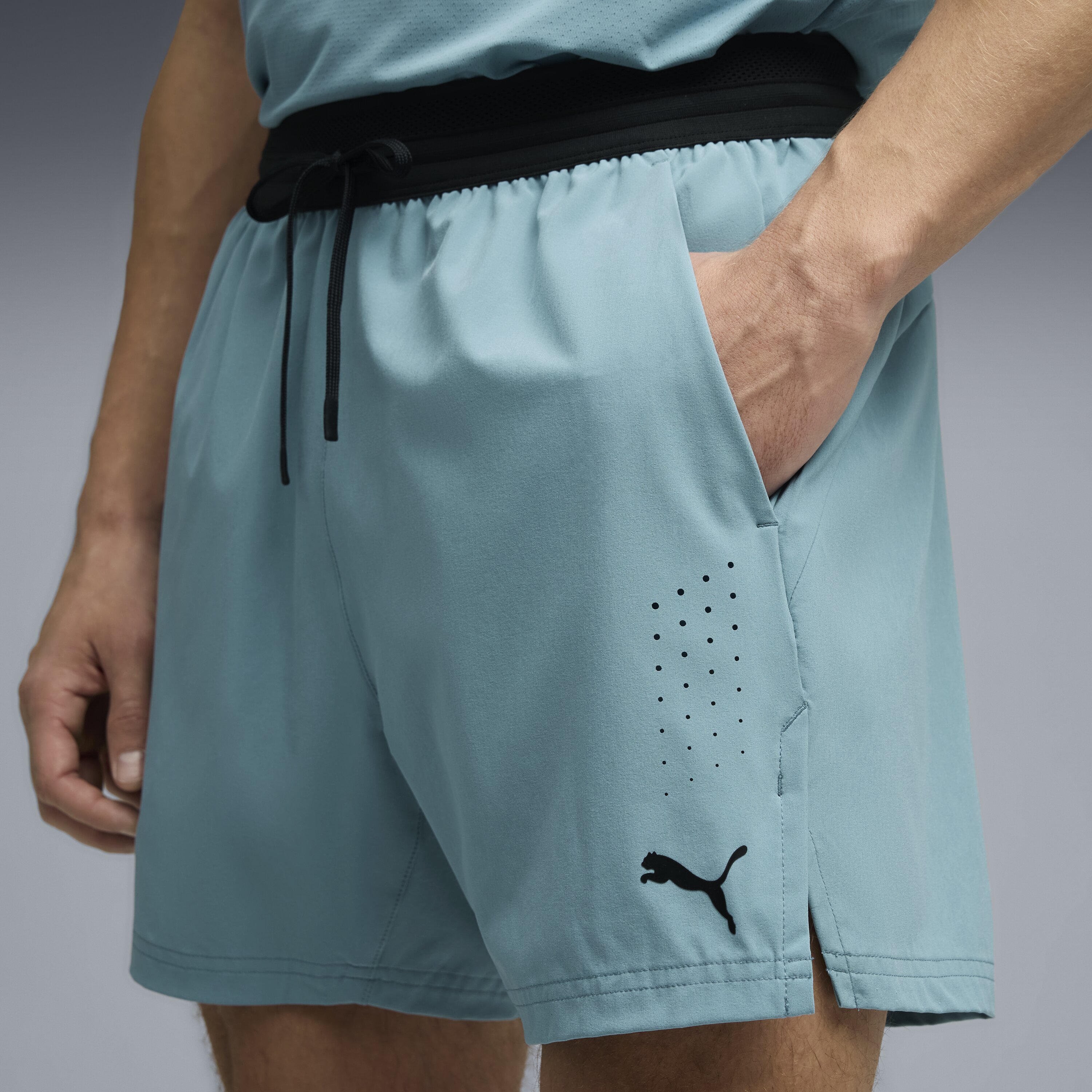 Calções de Training de Homem PWRMODE DRYELITE Woven Azul-3