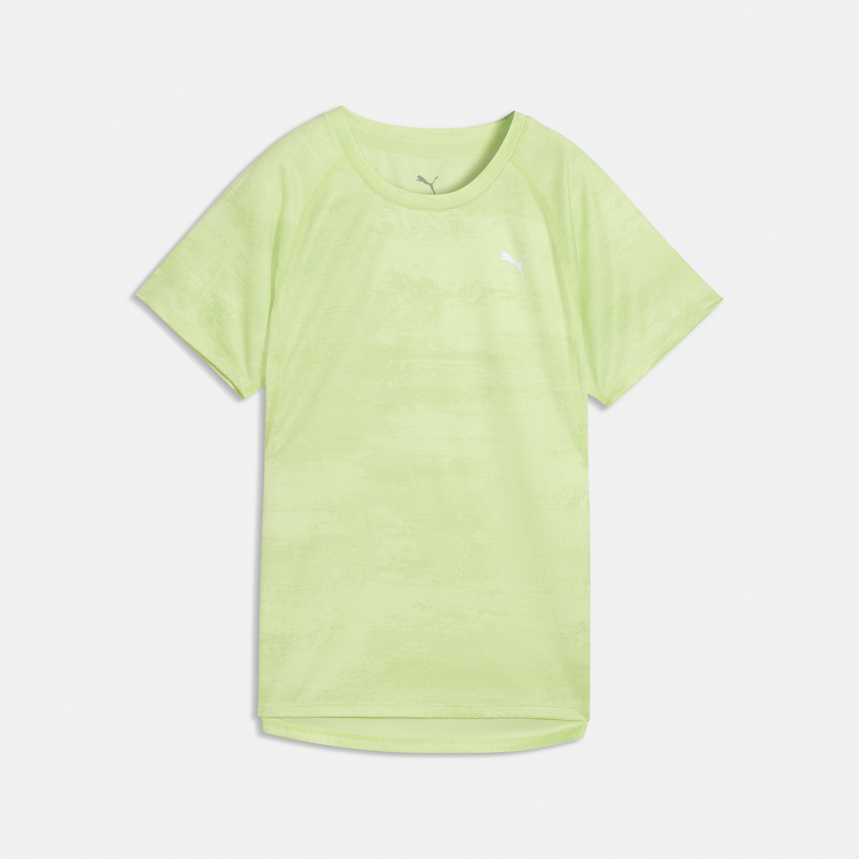 T-shirt de Running de Mulher Run Velocity Verde-4