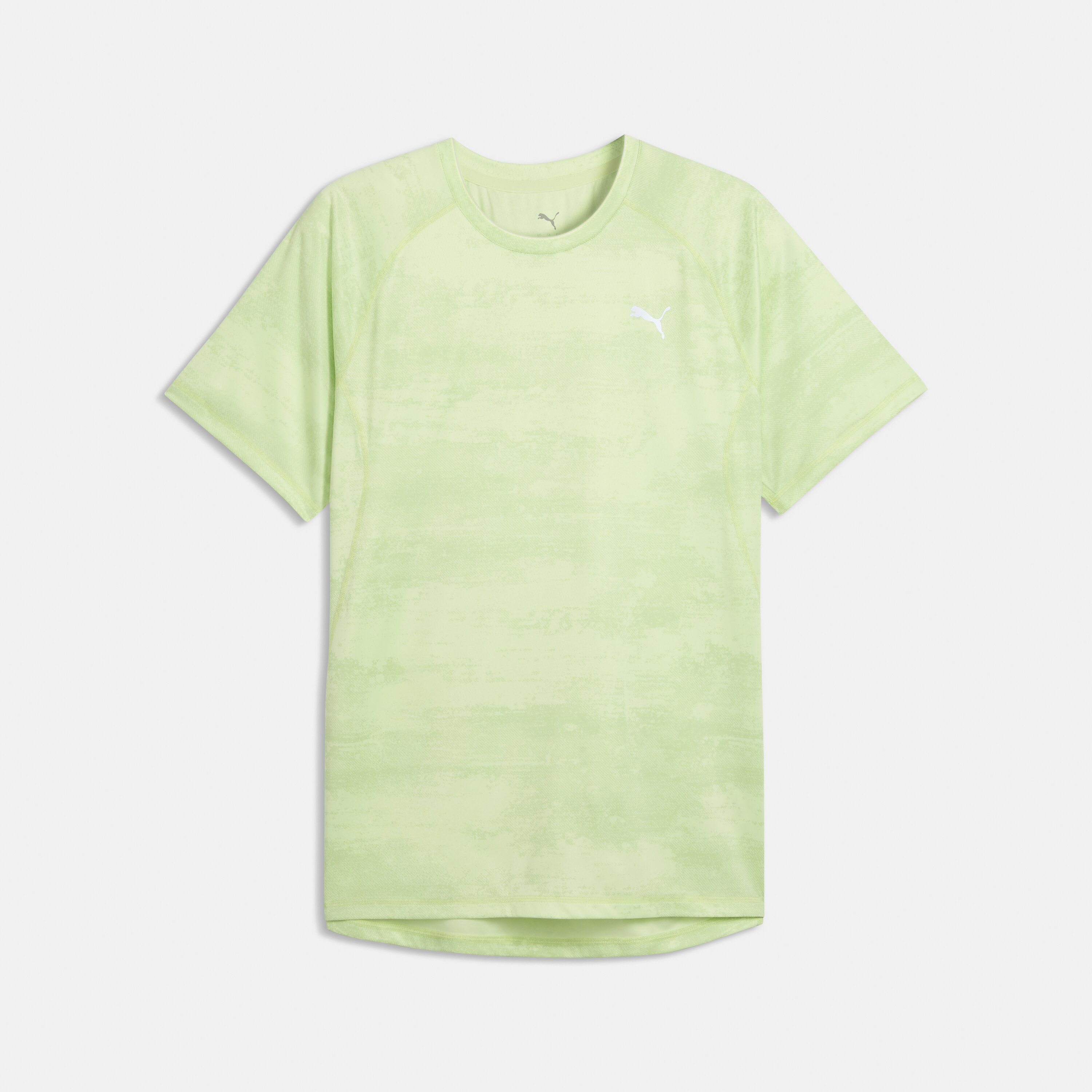 T-shirt de Running de Homem Run Velocity Verde-4