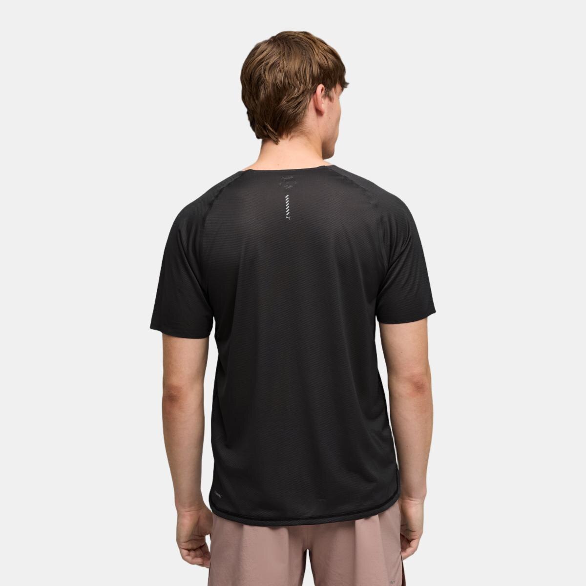 T-shirt de Running de Homem LIGHTSPEED Preto-2