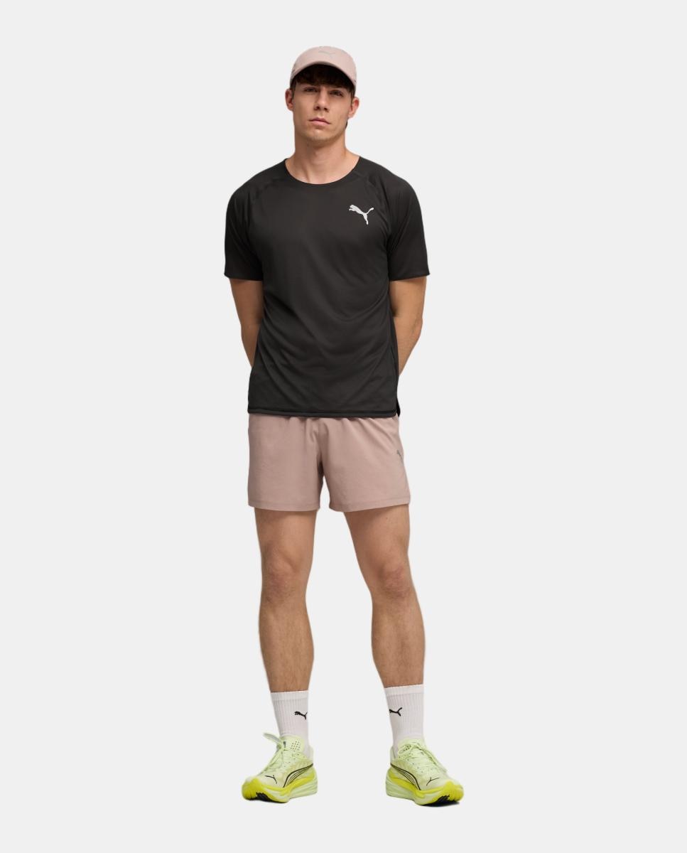 T-shirt de Running de Homem LIGHTSPEED Preto-3
