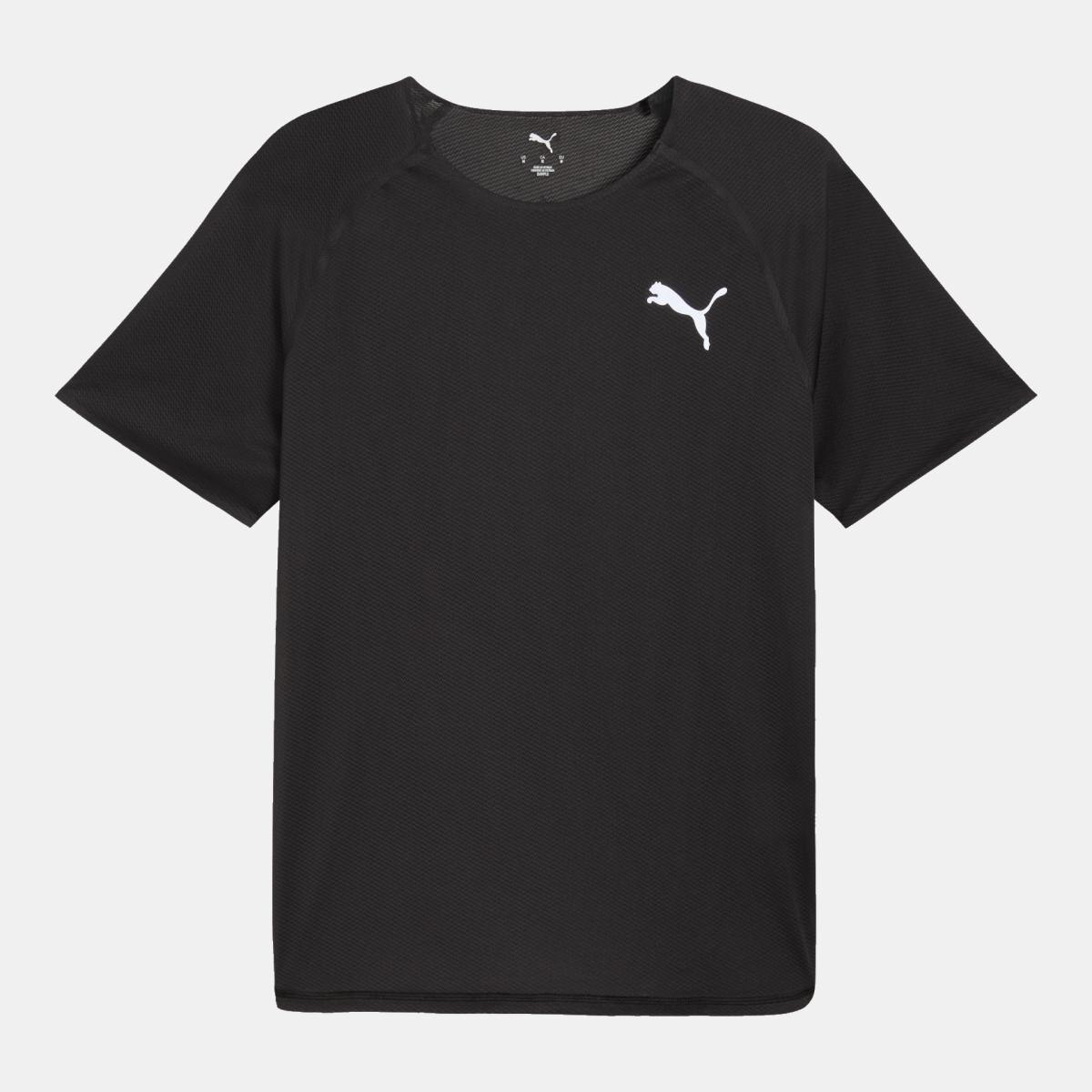 T-shirt de Running de Homem LIGHTSPEED Preto-4