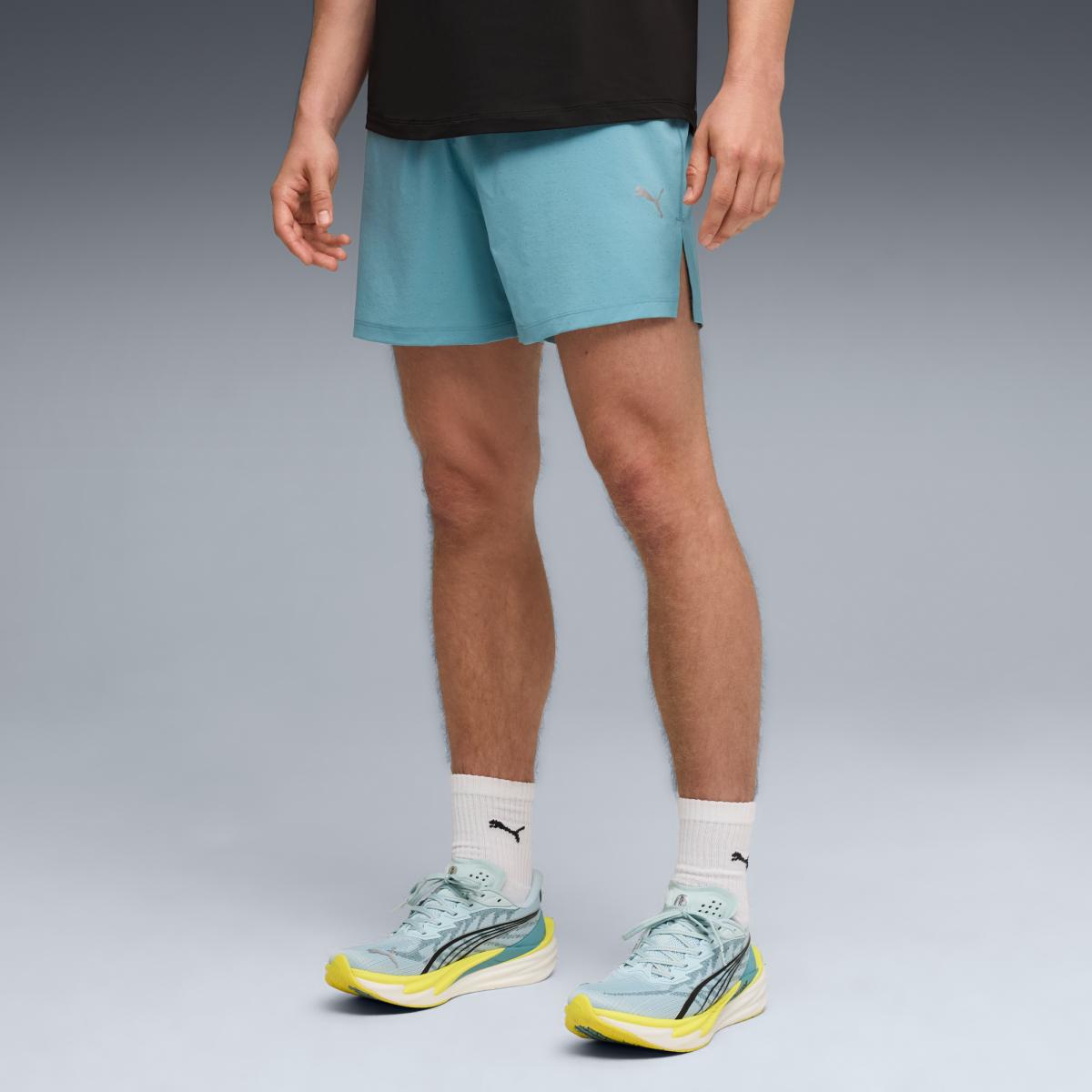 Calções de Running de Homem DREAMRUN DryCELL - 5" Azul-1