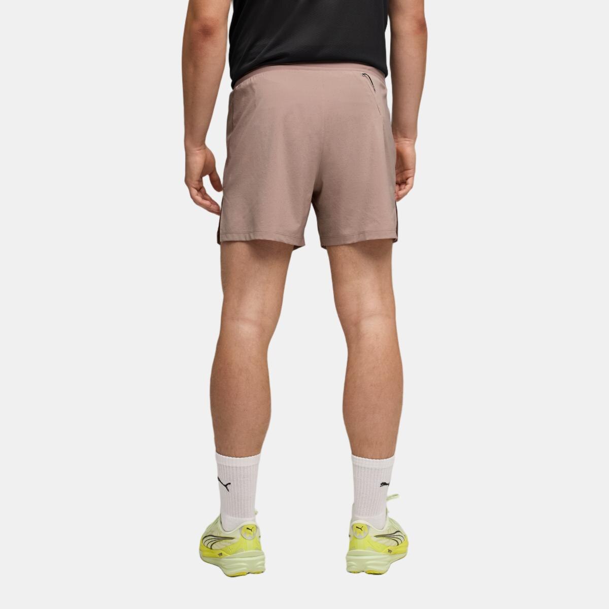Calções de Running de Homem DREAMRUN DryCELL - 5" Castanho-4