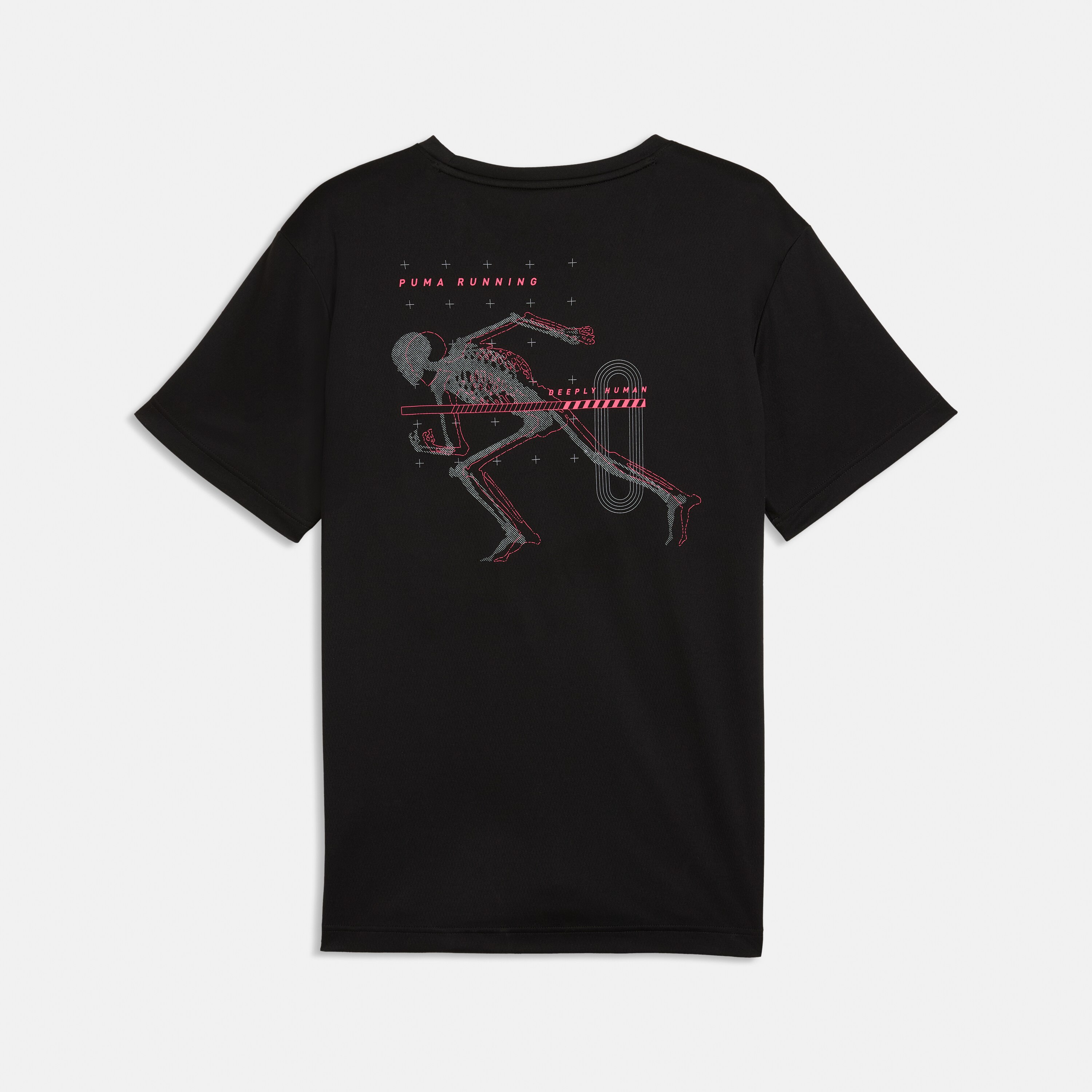 T-shirt de Running de Homem Run Illustration Graphic Preto-5