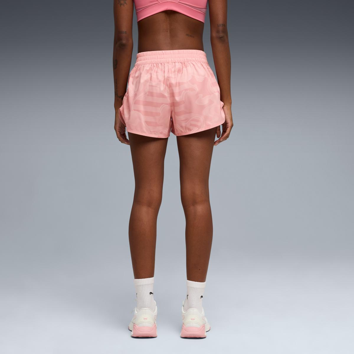 Calções de Training de Mulher League Woven 3" Rosa-2