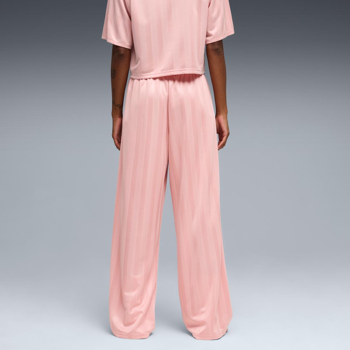 Calças de Training de Mulher League Wide Leg Rosa-2