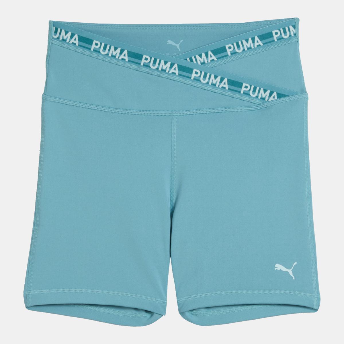 Calções de Training de Mulher Strong Cross Front Tight Azul-4