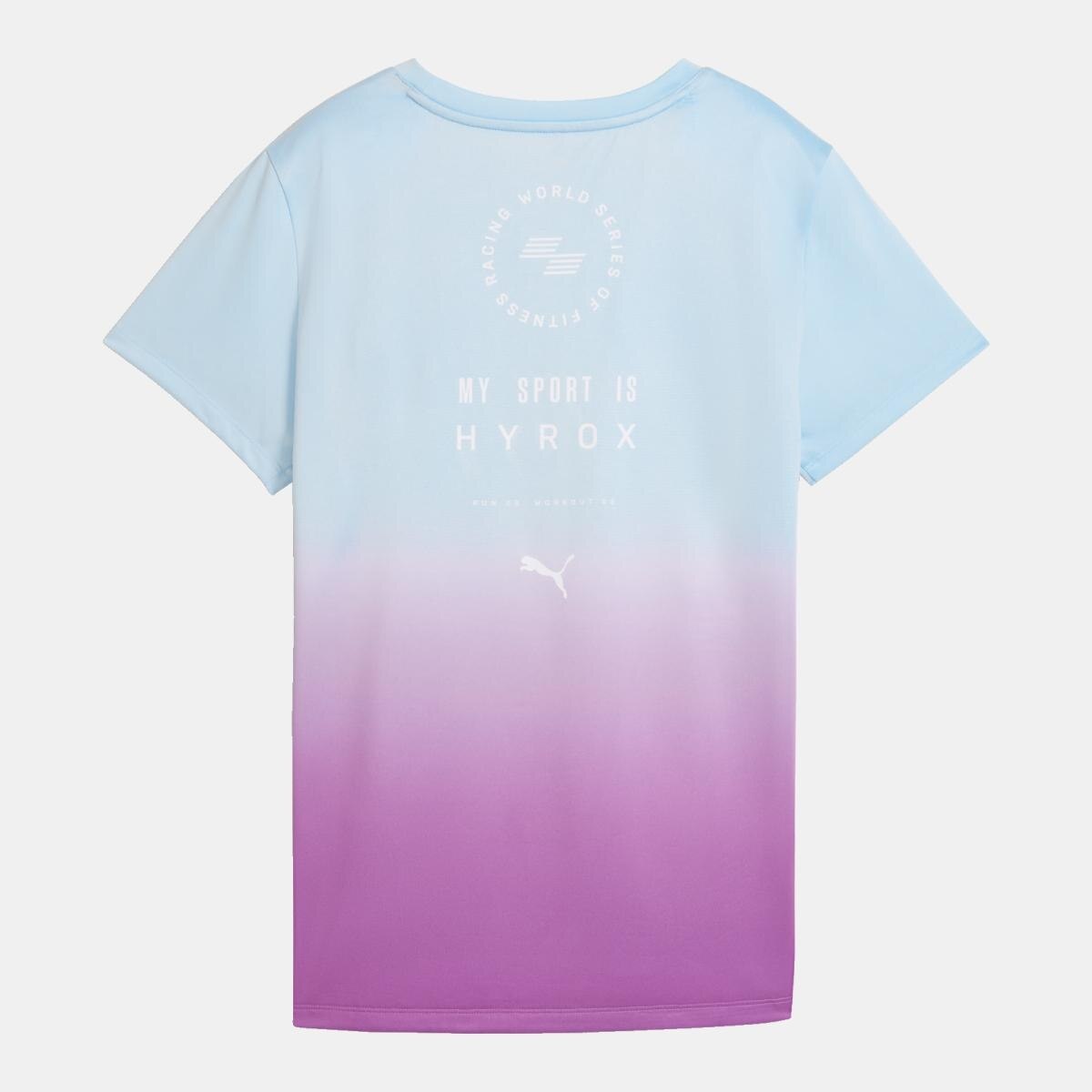 T-shirt de Training de Mulher X HYROX POLY GRAPHIC Rosa-5