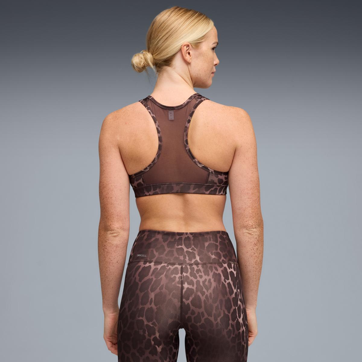 Top de Training de Mulher 4KEEPS Spotted Haze MID Castanho-2