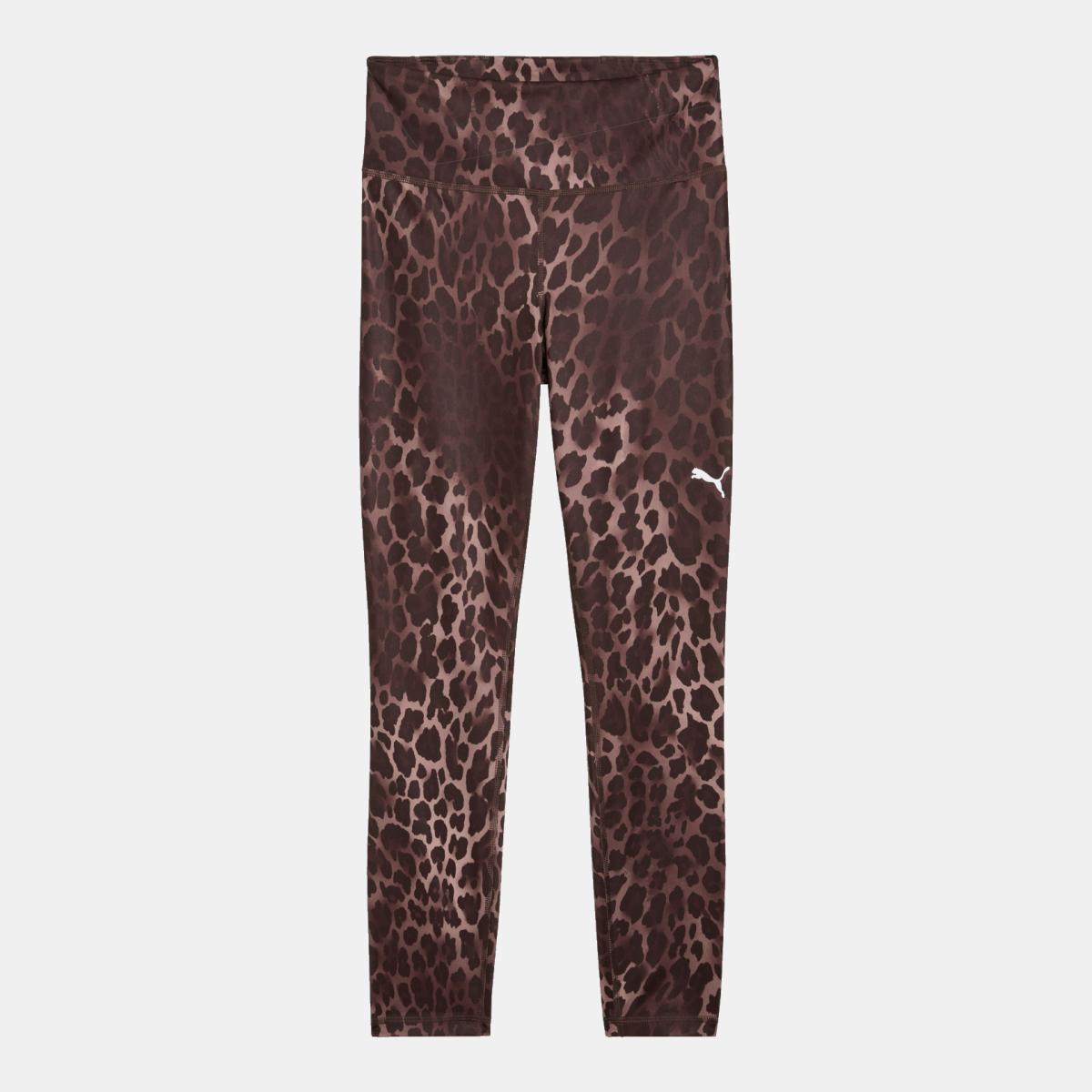 Leggings de Training de Mulher TAD Ess Spotted Haze Tight Castanho-4