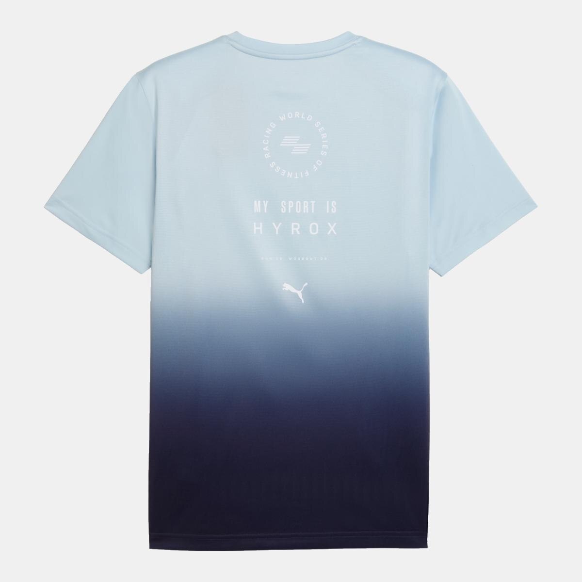 T-shirt de Training de Homem X HYROX POLY GRAPHIC Branco-5