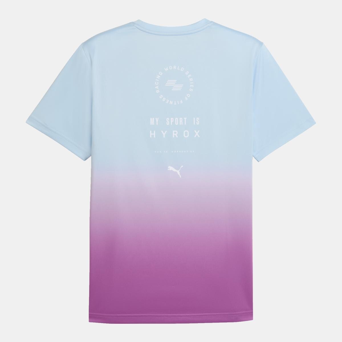 T-shirt de Training de Homem X HYROX POLY GRAPHIC Rosa-5