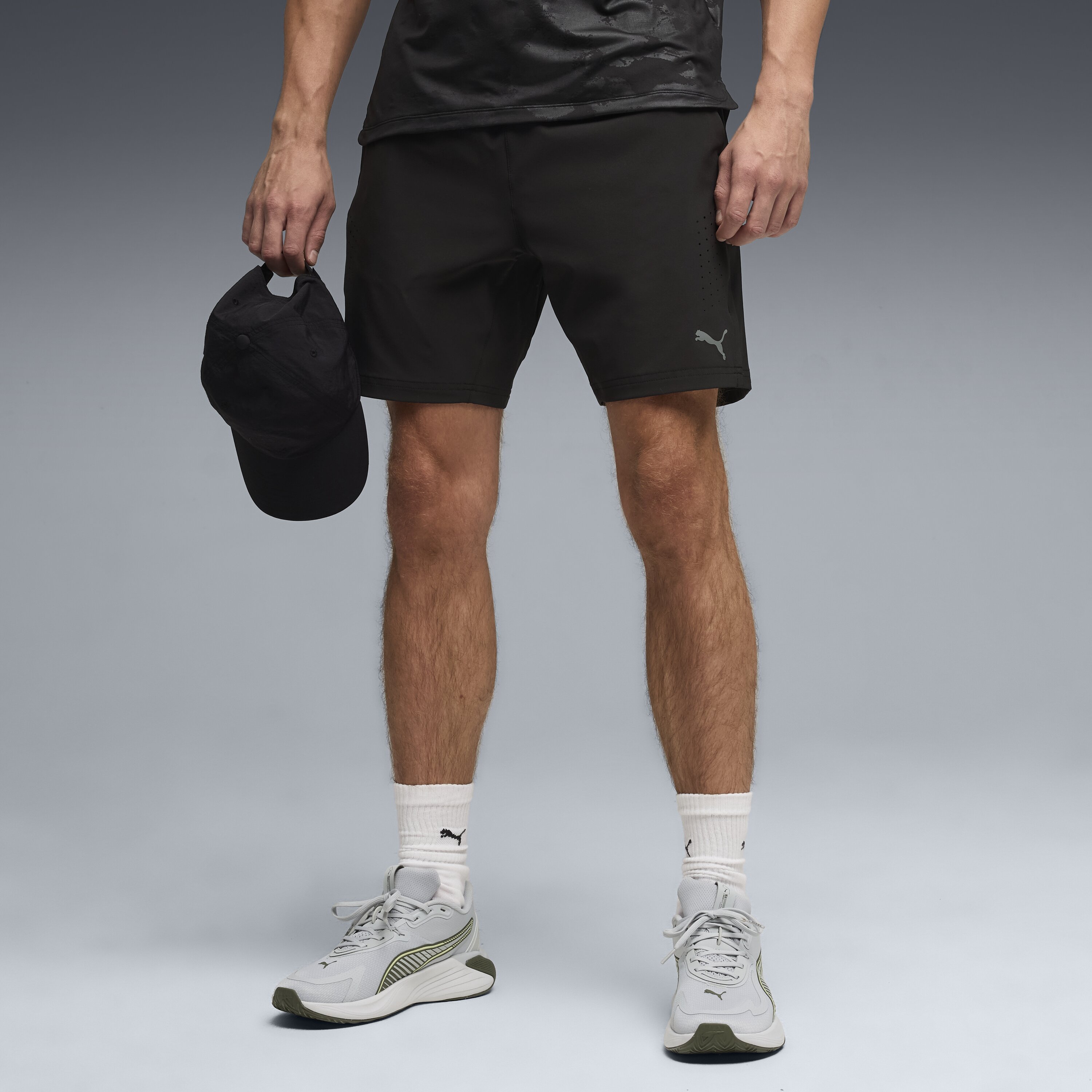 Calções de Training de Homem PWRMODE - 7" Preto-1