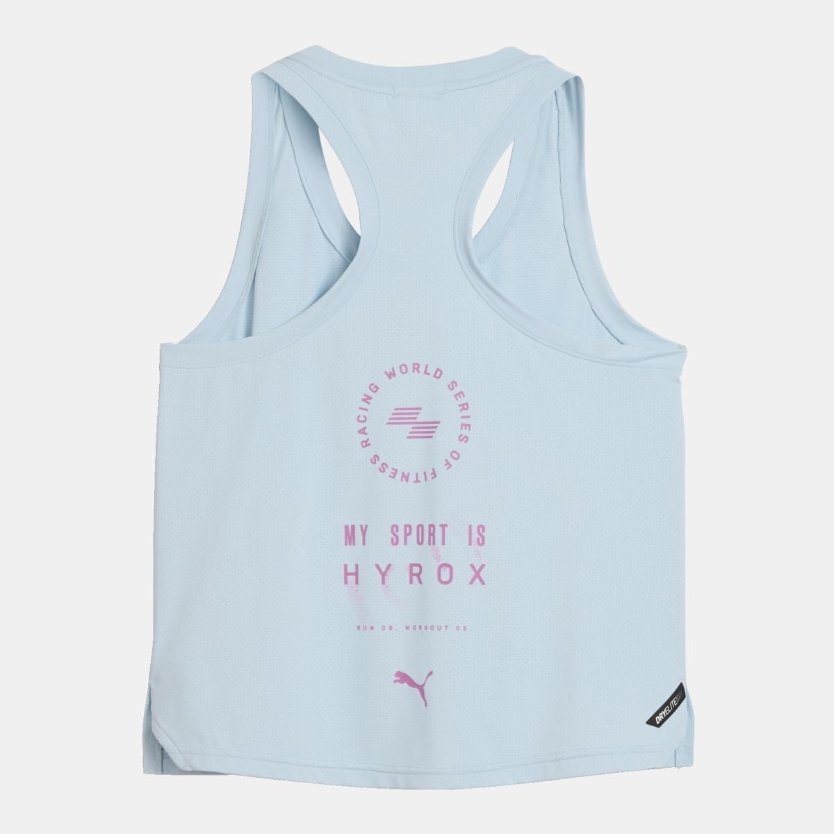 Tops de Training de Mulher X HYROX DRYELITE Azul-5