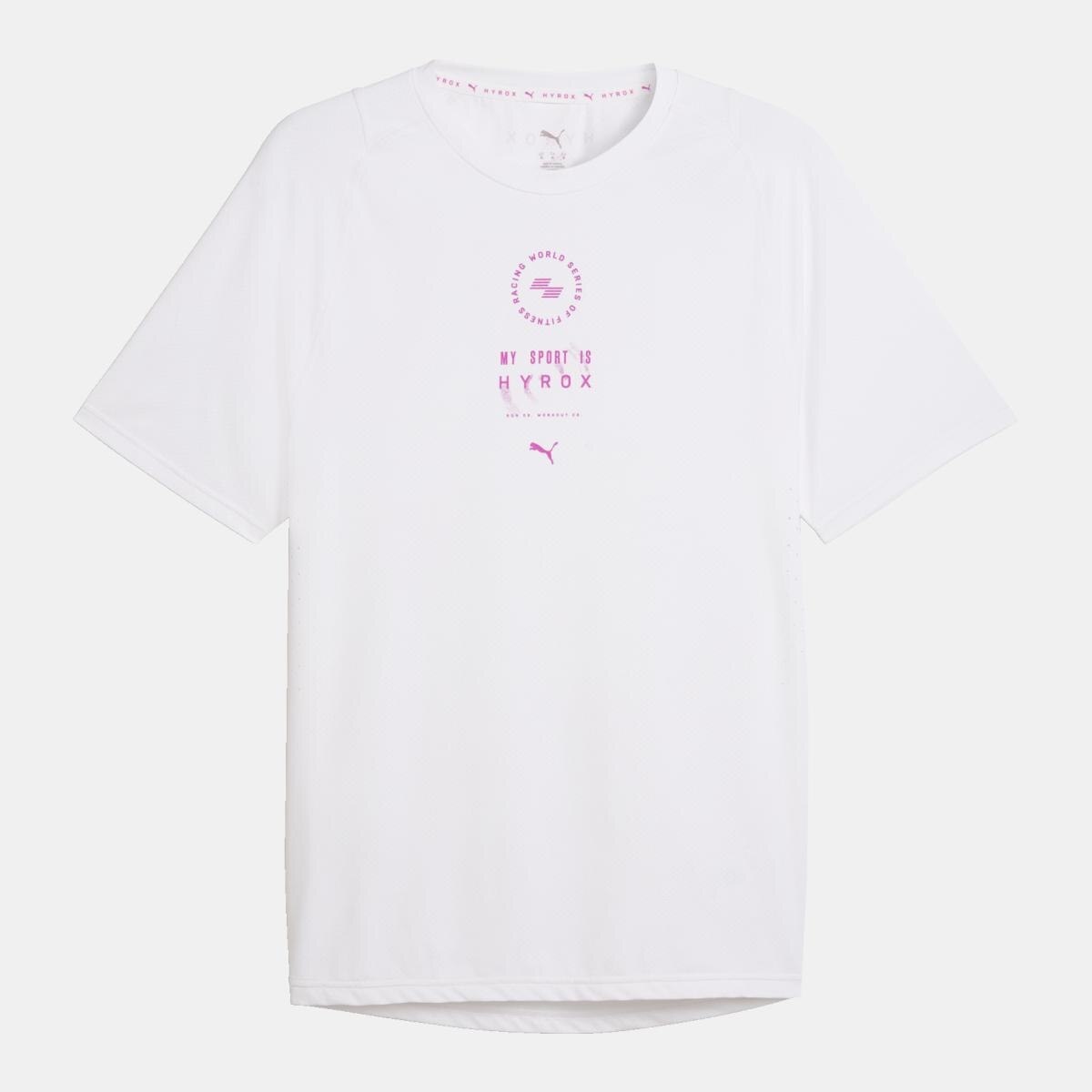 T-shirt de Training de Homem X HYROX DRYELITE Branco-4