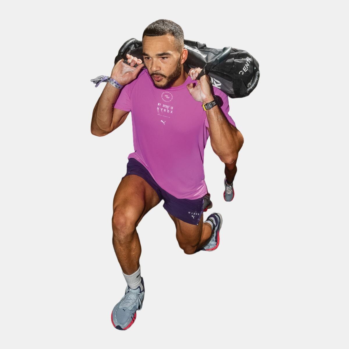 Calções de Training de Homem X HYROX DRYELITE - 5" Roxo-6