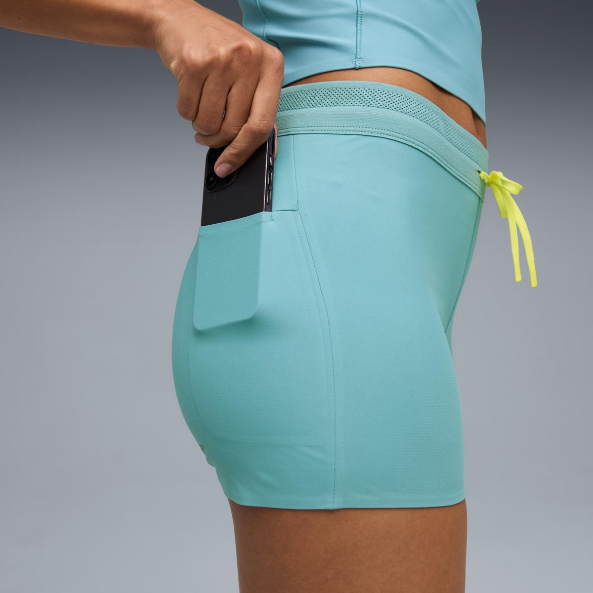 Calções de Running de Mulher Lightspeed 3" Tight Azul-3