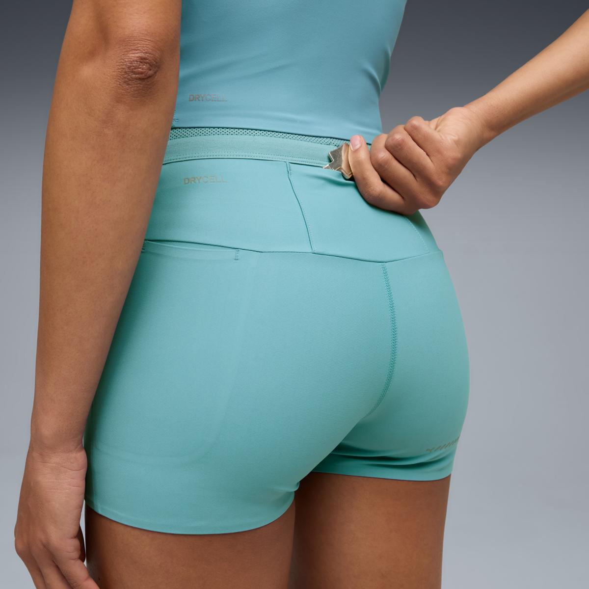 Calções de Running de Mulher Lightspeed 3" Tight Azul-5