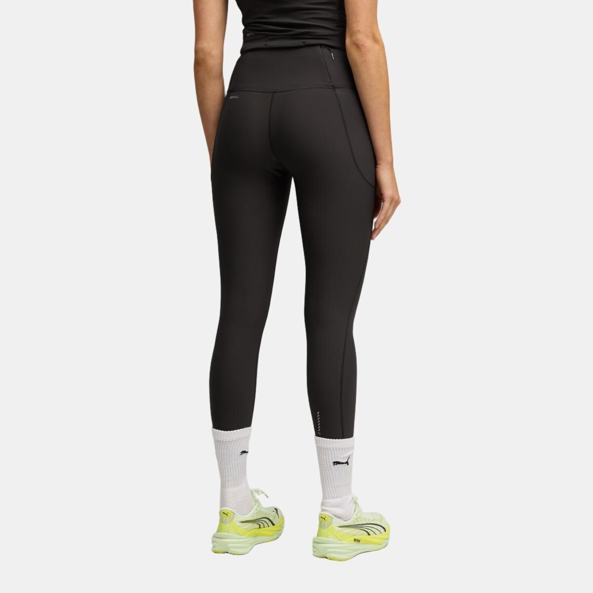 Leggings Compridas de Running de Mulher DREAMRUN 7/8th Tight Preto-4