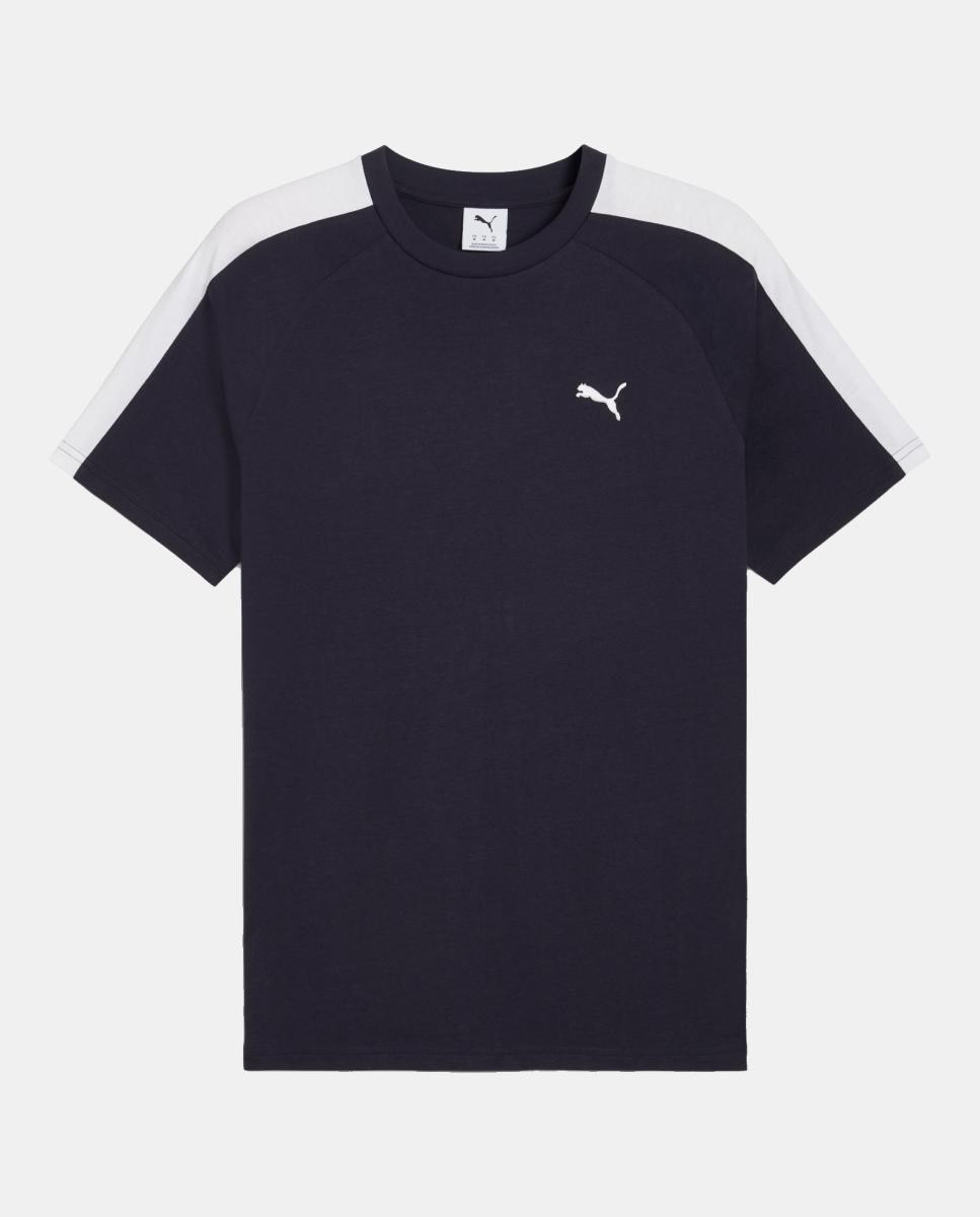 T-shirt Casual de Homem T7 Azul-4